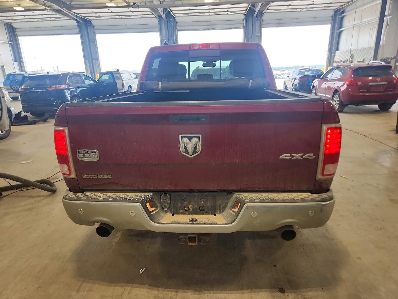 2014 Ram 1500 Longhorn Красный vin: 1C6RR7PT3ES200816