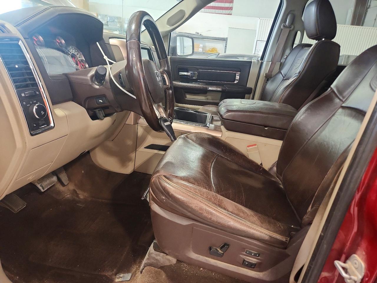 2014 Ram 1500 Longhorn Красный vin: 1C6RR7PT3ES200816