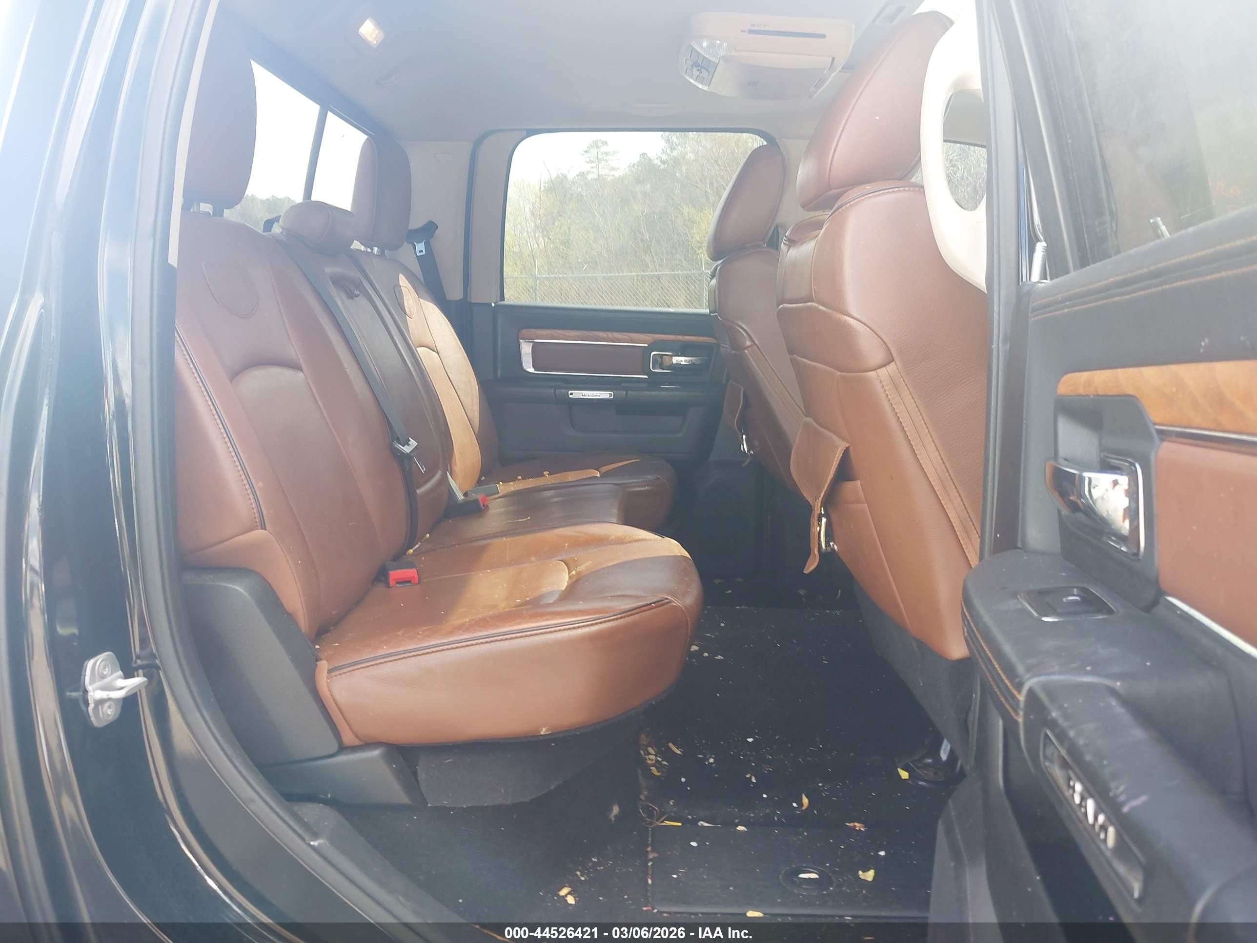 2013 Ram 1500 Laramie Longhorn Edition Черный vin: 1C6RR7PT4DS595331