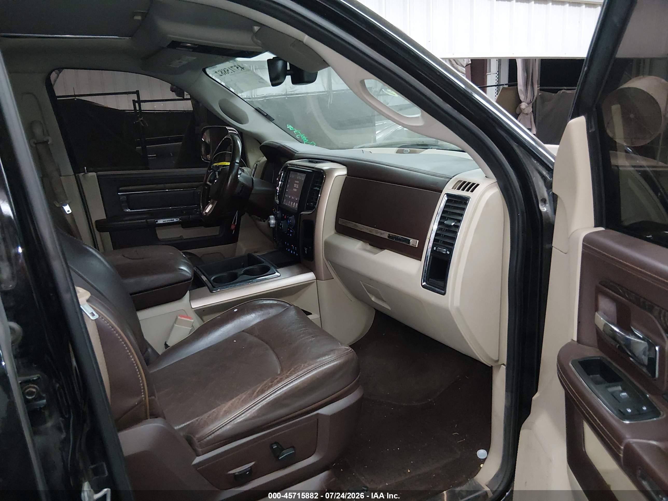 2014 Ram 1500 Longhorn Black vin: 1C6RR7PT4ES133790
