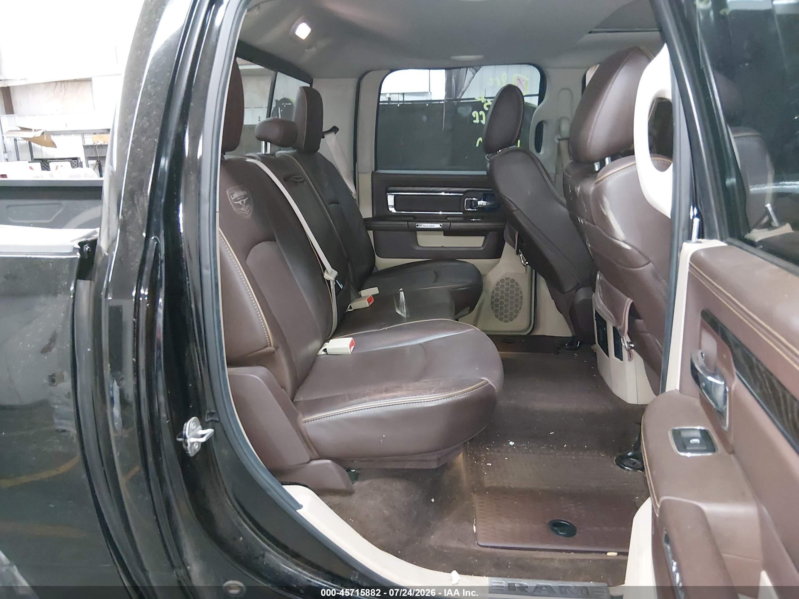 2014 Ram 1500 Longhorn Black vin: 1C6RR7PT4ES133790