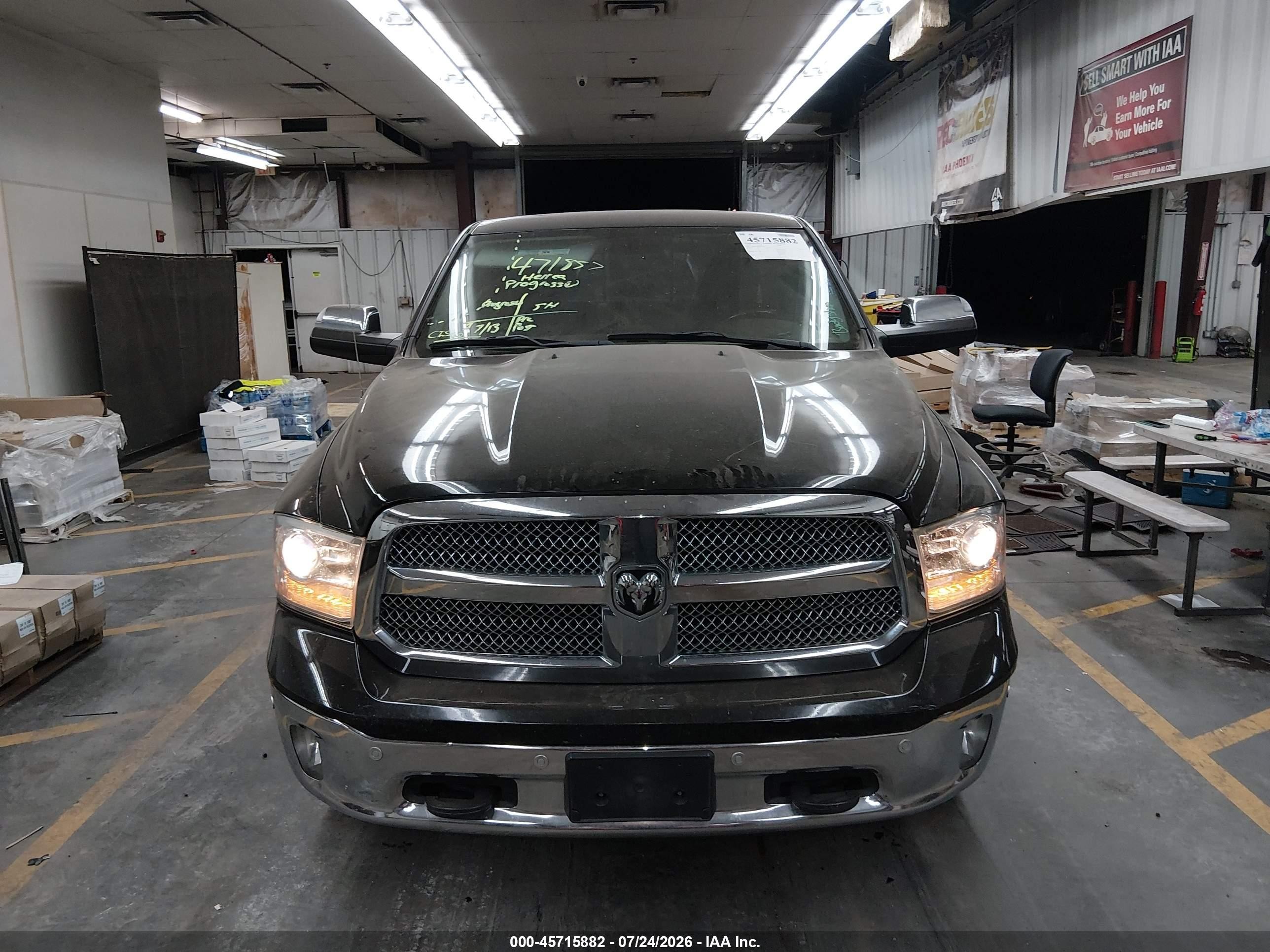 2014 Ram 1500 Longhorn Black vin: 1C6RR7PT4ES133790