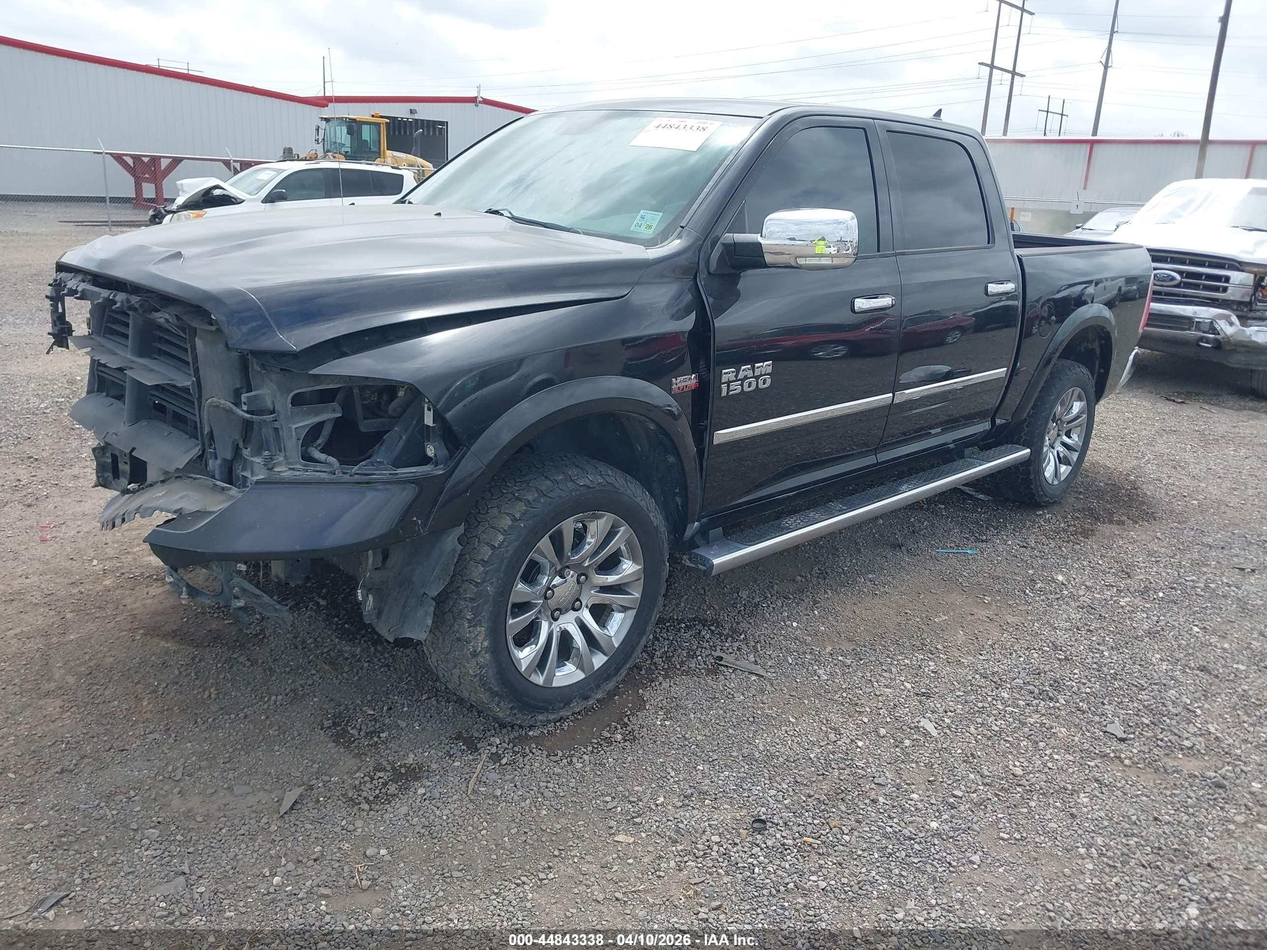 2015 Ram 1500 Laramie Limited Black vin: 1C6RR7PT4FS682634