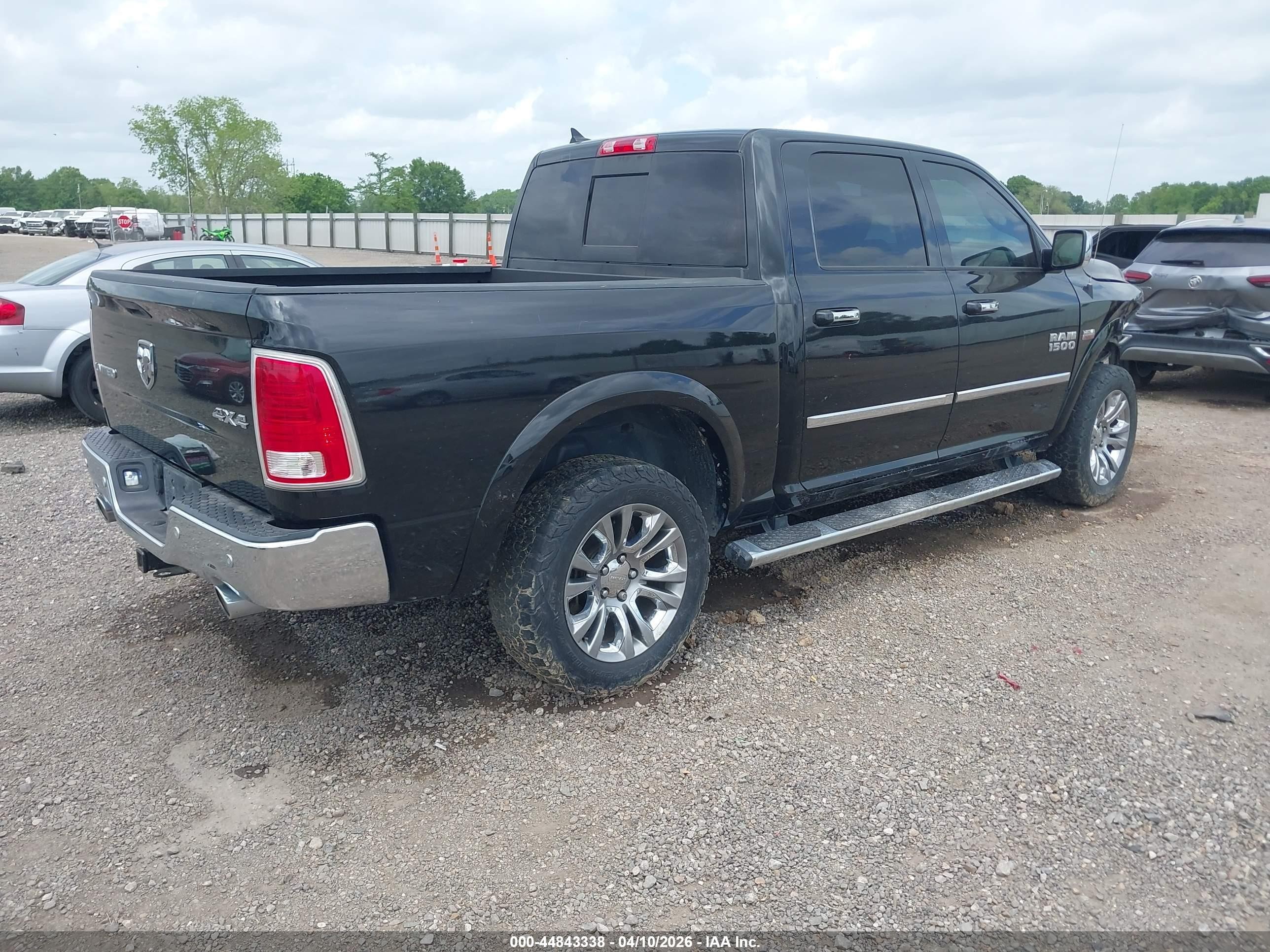 2015 Ram 1500 Laramie Limited Black vin: 1C6RR7PT4FS682634
