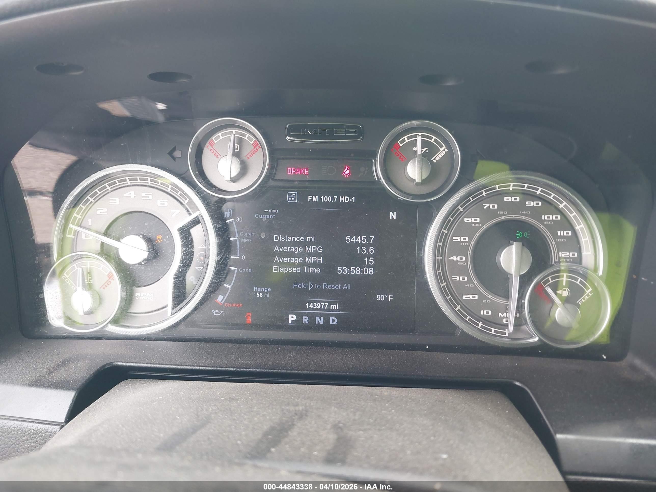 2015 Ram 1500 Laramie Limited Black vin: 1C6RR7PT4FS682634