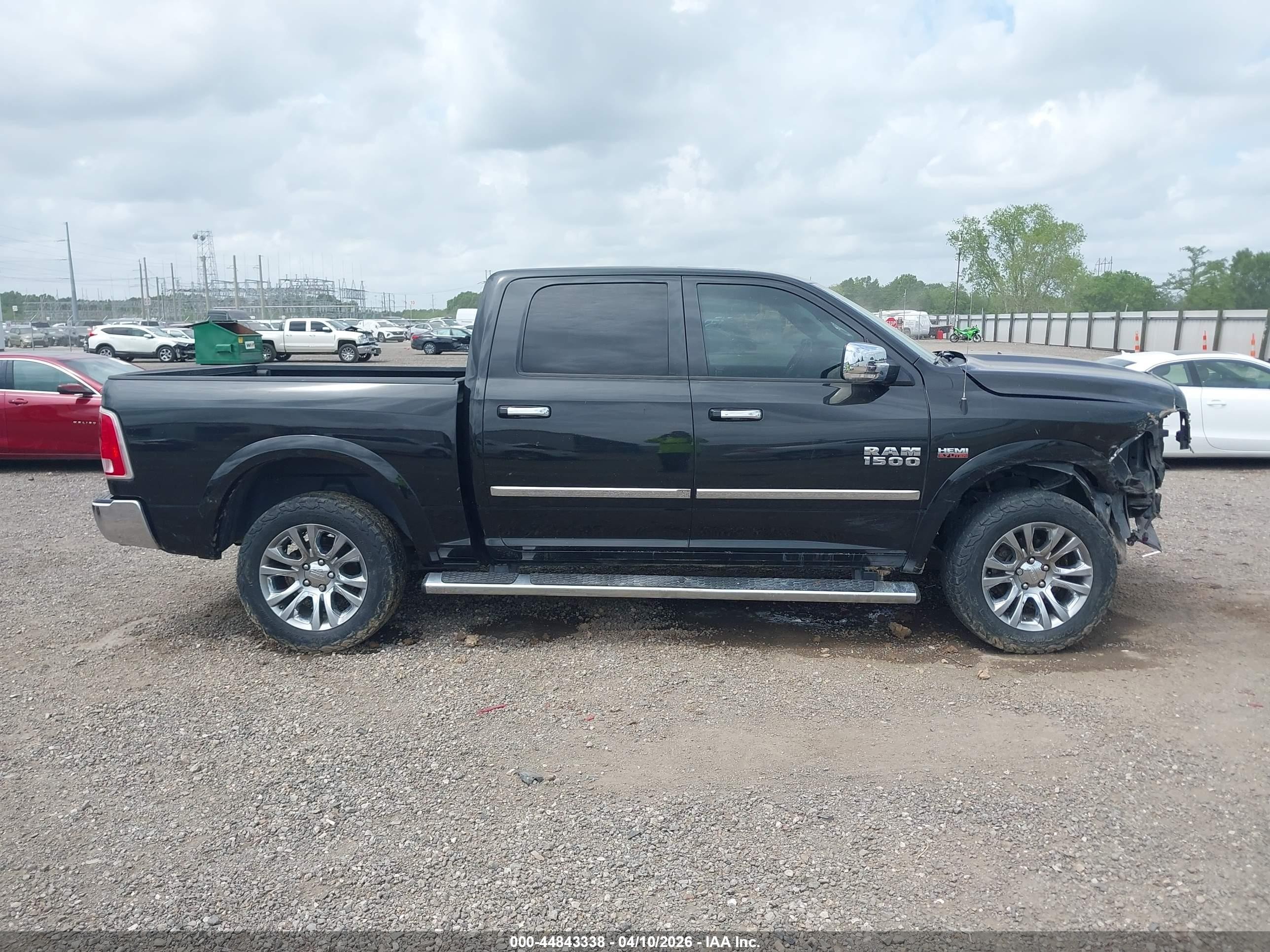 2015 Ram 1500 Laramie Limited Black vin: 1C6RR7PT4FS682634