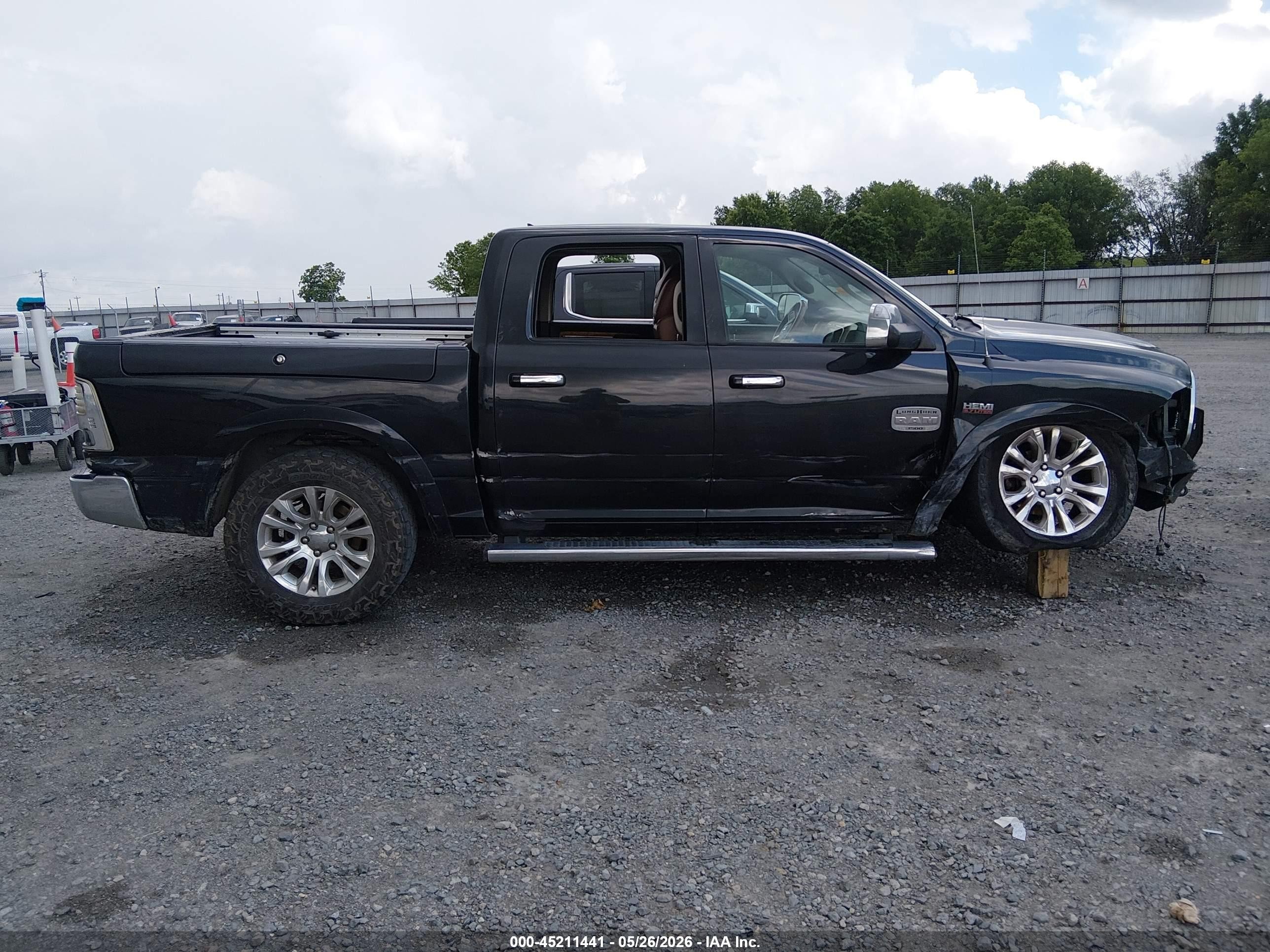 2015 Ram 1500 Laramie Longhorn Black vin: 1C6RR7PT4FS727801