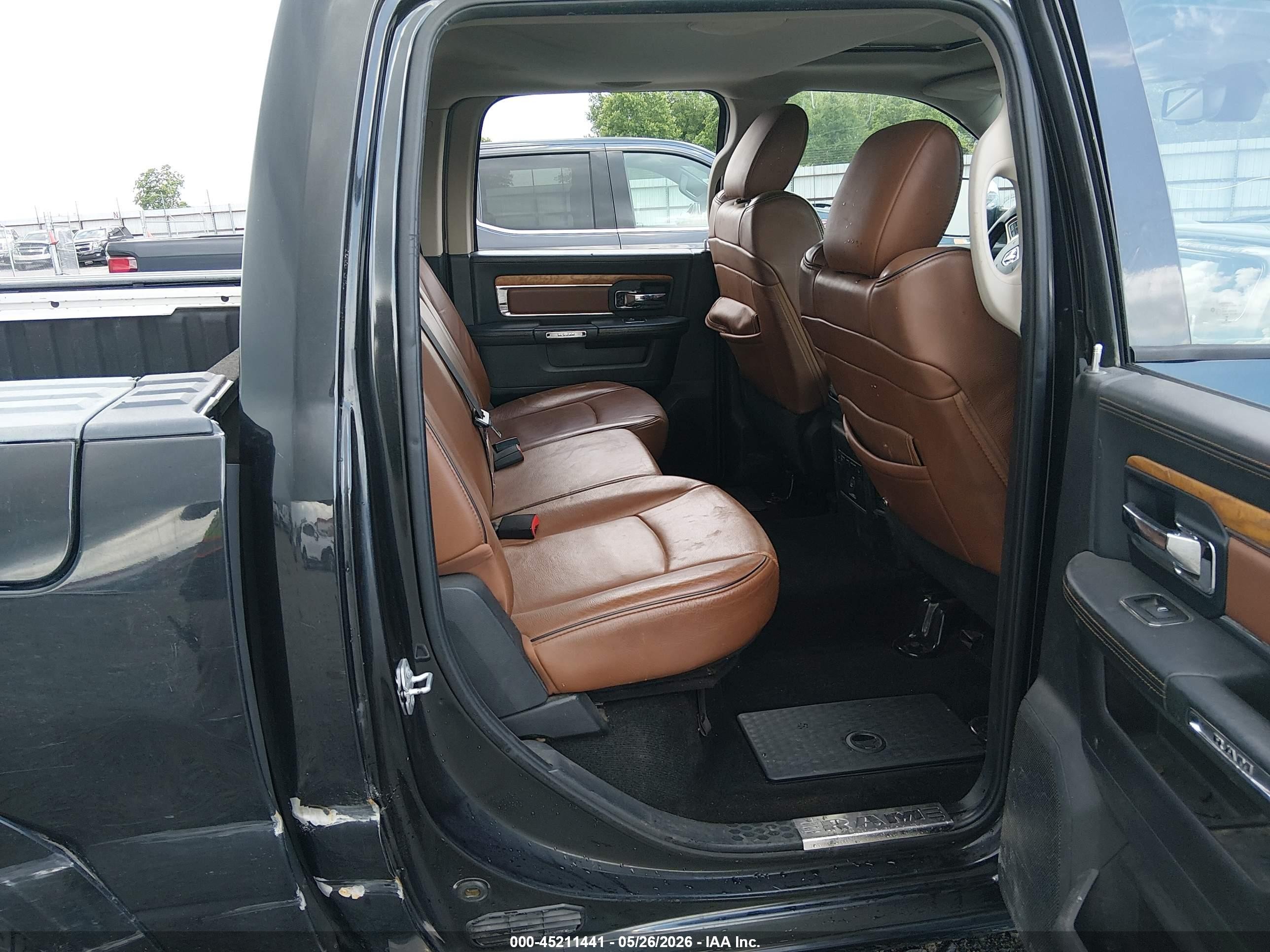 2015 Ram 1500 Laramie Longhorn Black vin: 1C6RR7PT4FS727801