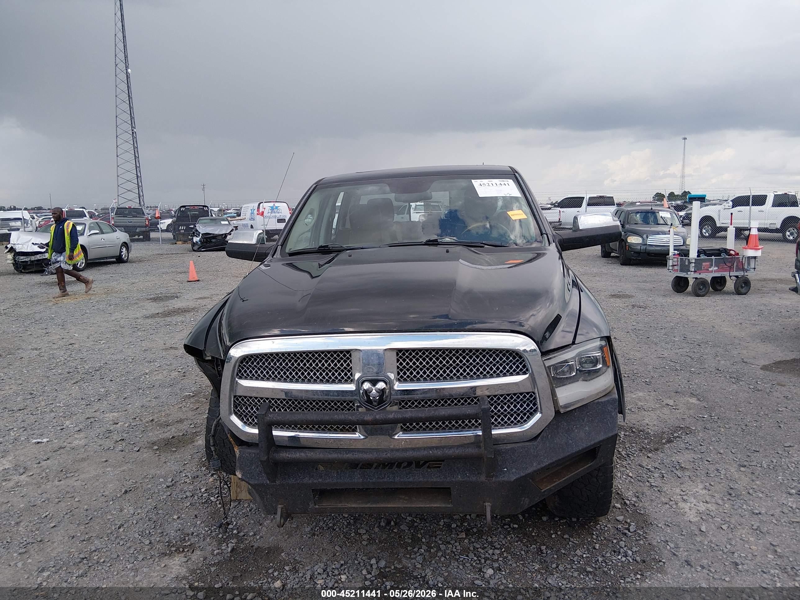 2015 Ram 1500 Laramie Longhorn Black vin: 1C6RR7PT4FS727801