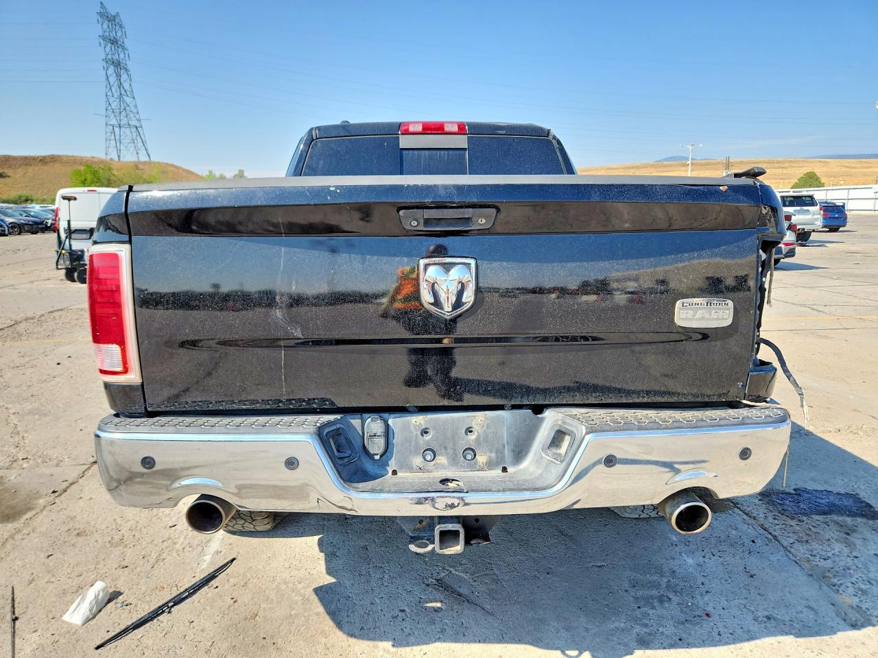 2013 Ram 1500 Longhorn Black vin: 1C6RR7PT5DS501800