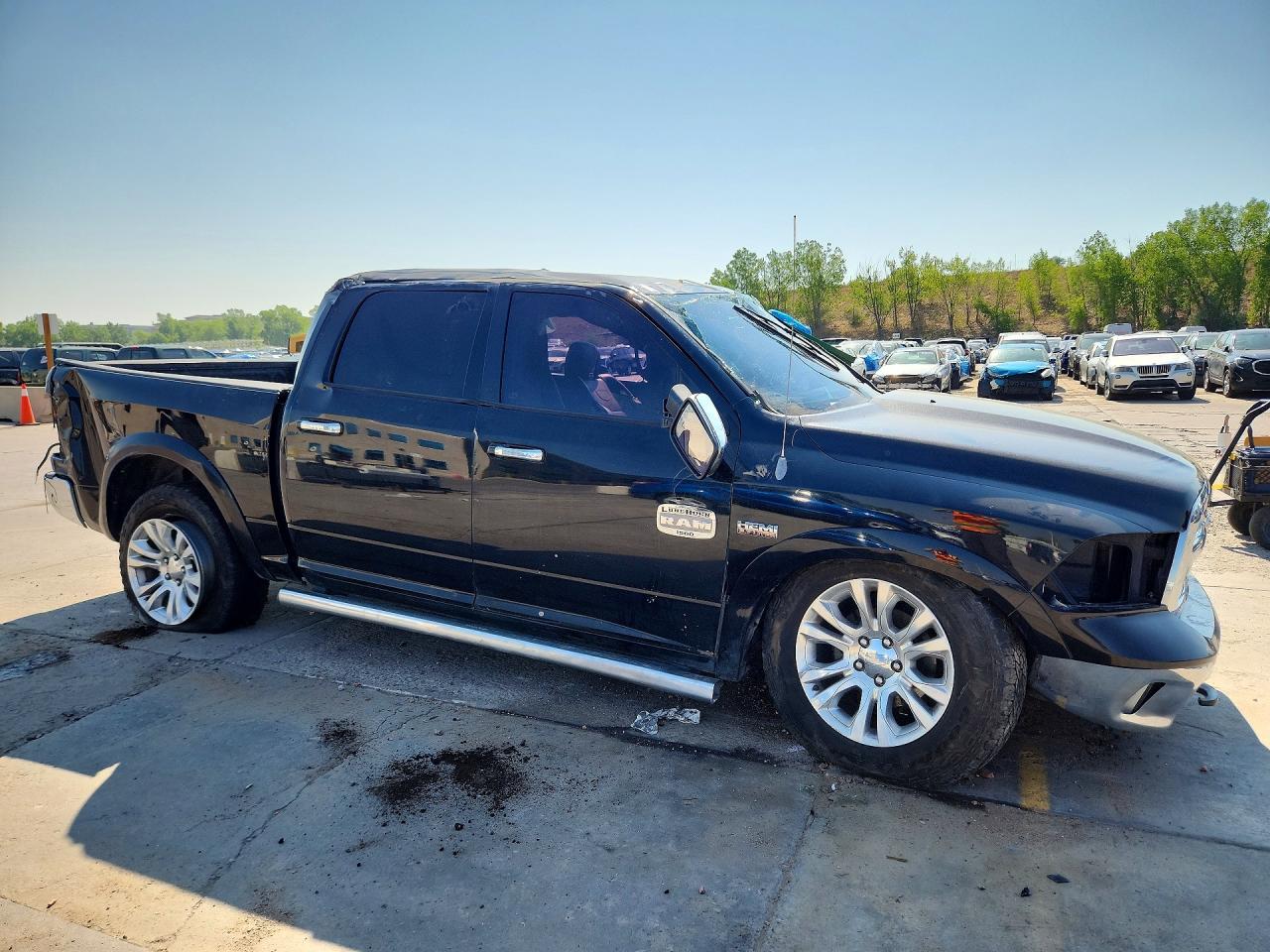 2013 Ram 1500 Longhorn Black vin: 1C6RR7PT5DS501800