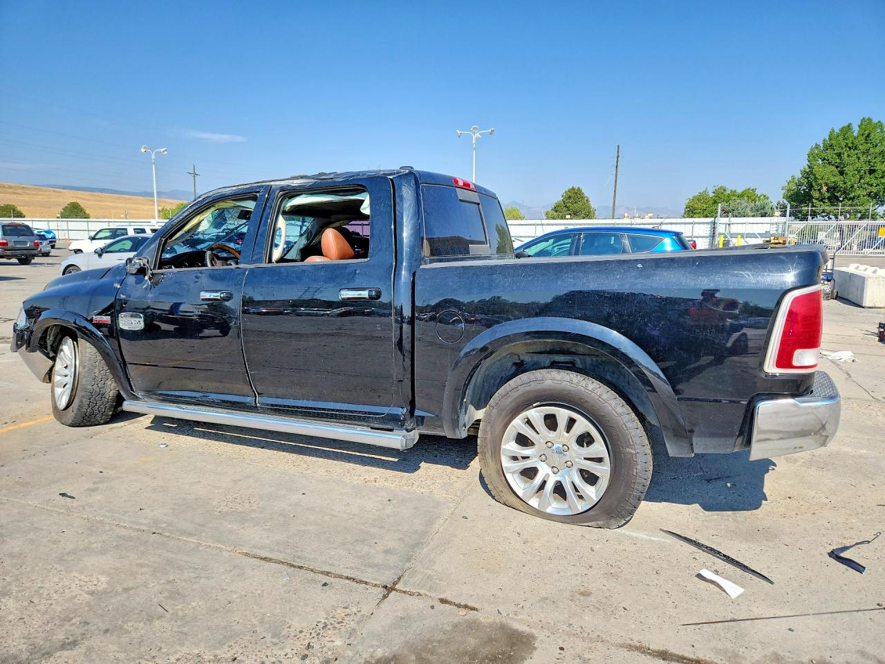 2013 Ram 1500 Longhorn Black vin: 1C6RR7PT5DS501800