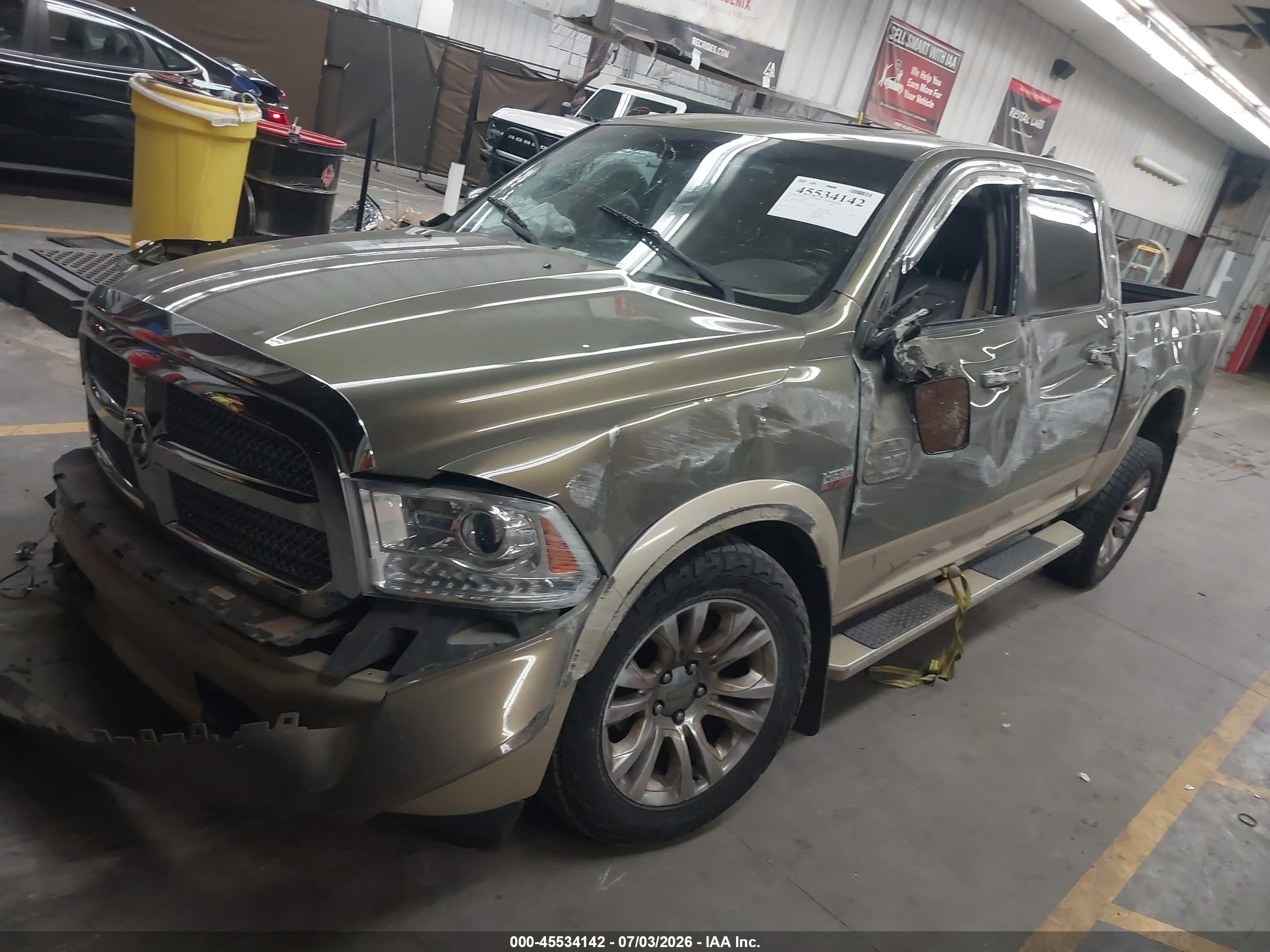 2013 Ram 1500 Laramie Longhorn Edition Brown vin: 1C6RR7PT5DS689167