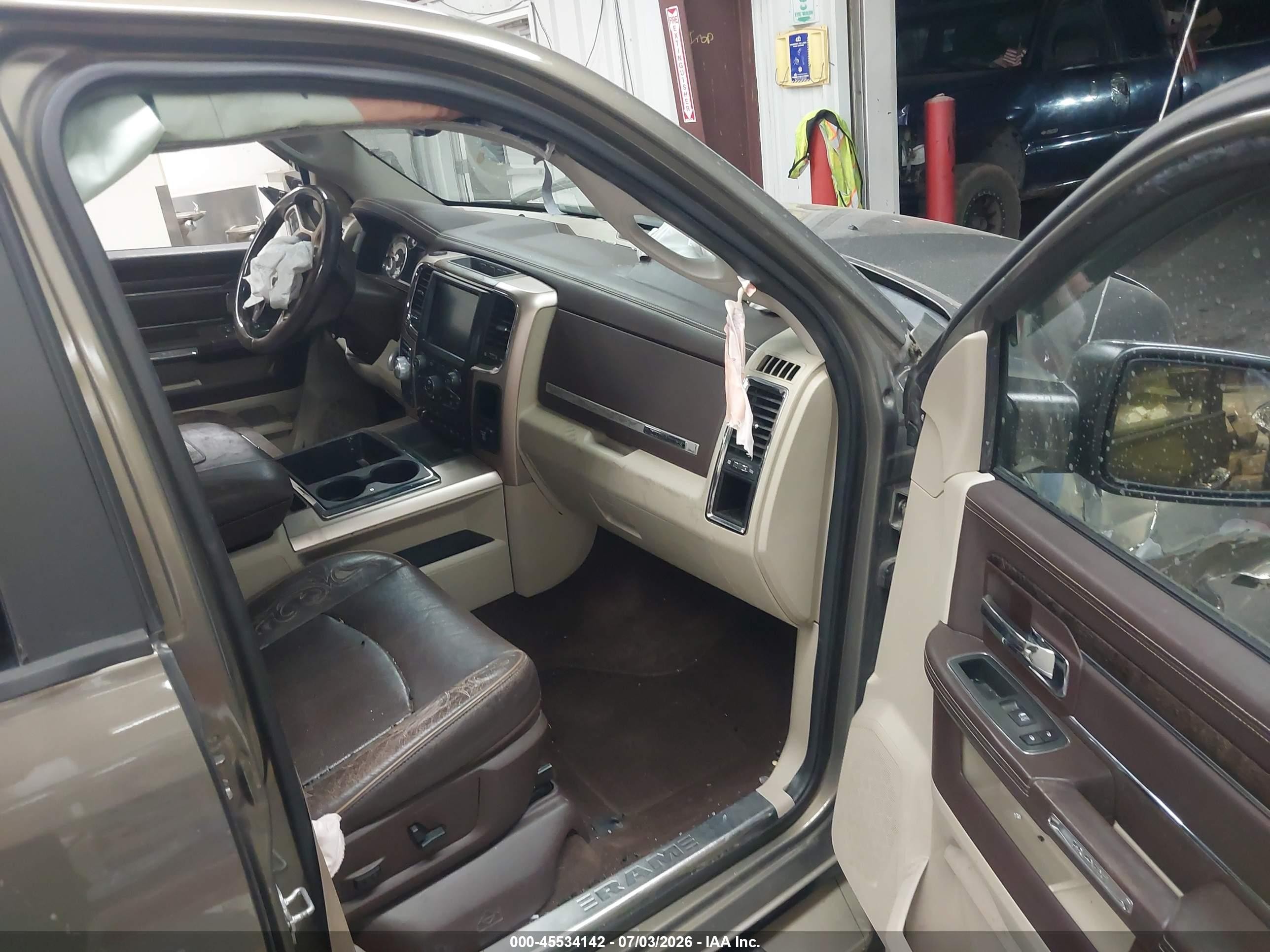 2013 Ram 1500 Laramie Longhorn Edition Brown vin: 1C6RR7PT5DS689167