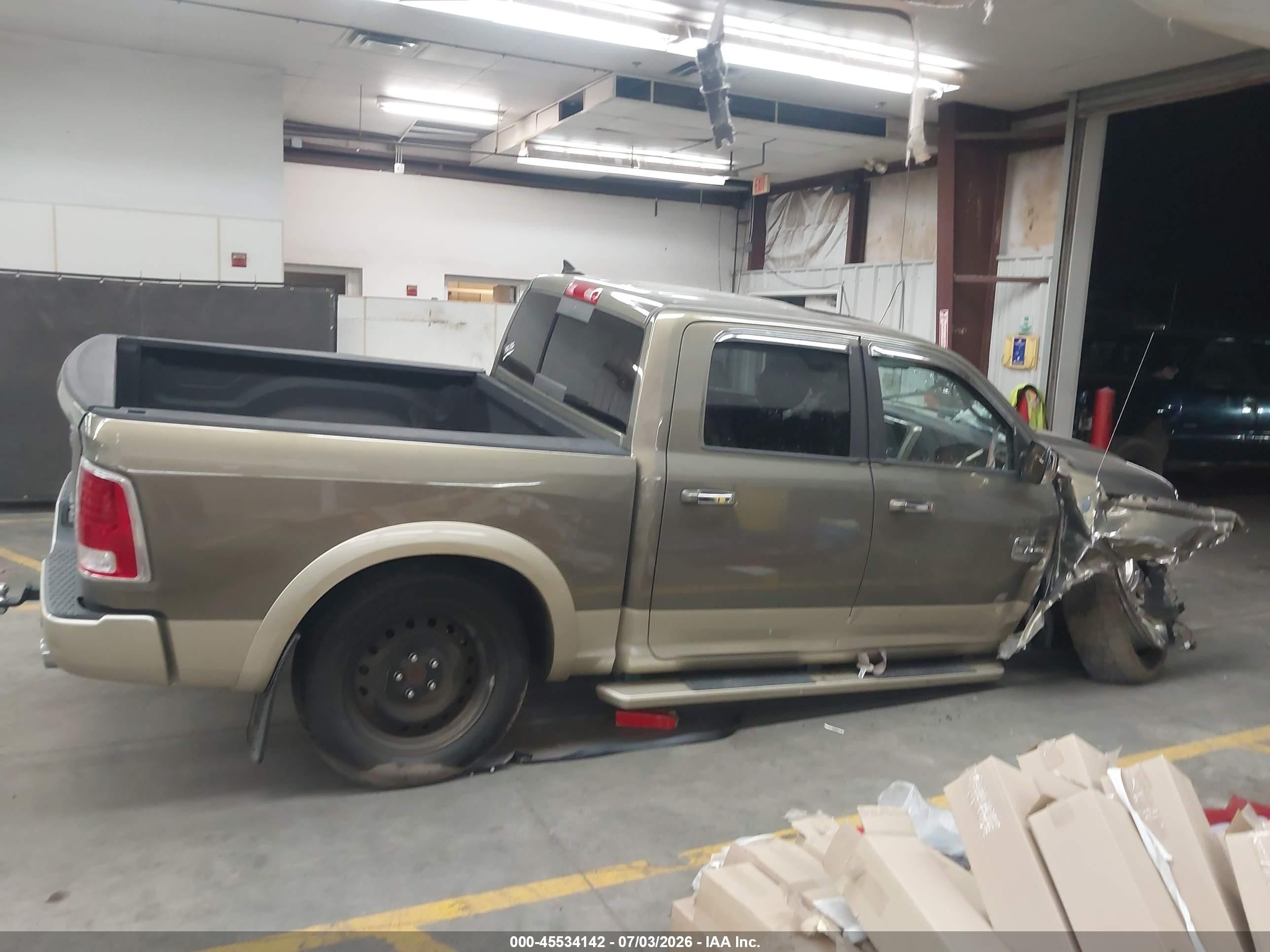 2013 Ram 1500 Laramie Longhorn Edition Brown vin: 1C6RR7PT5DS689167