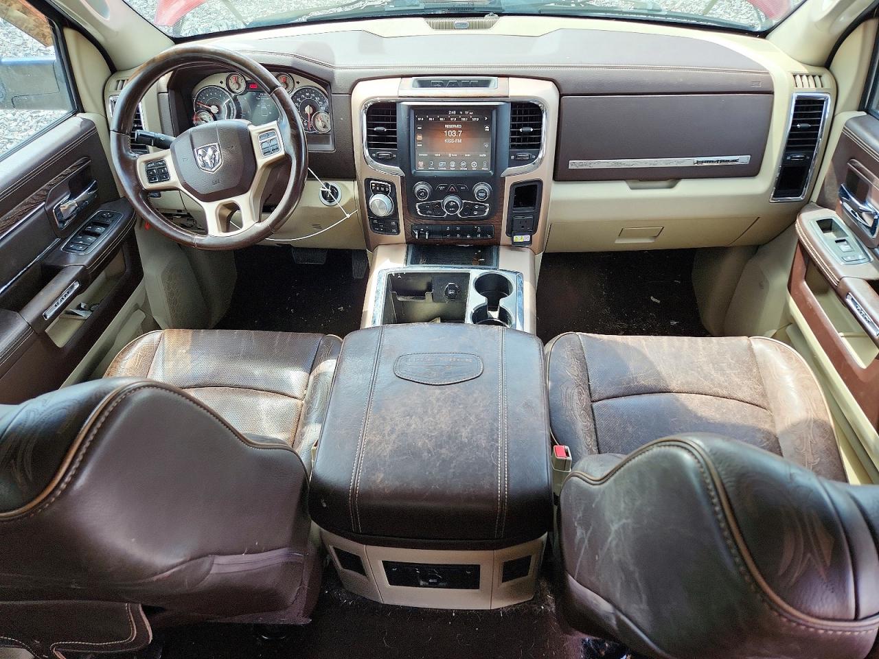 2014 Ram 1500 Longhorn Burgundy vin: 1C6RR7PT6ES107708