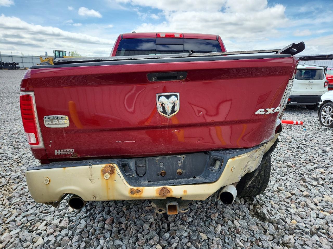 2014 Ram 1500 Longhorn Burgundy vin: 1C6RR7PT6ES107708