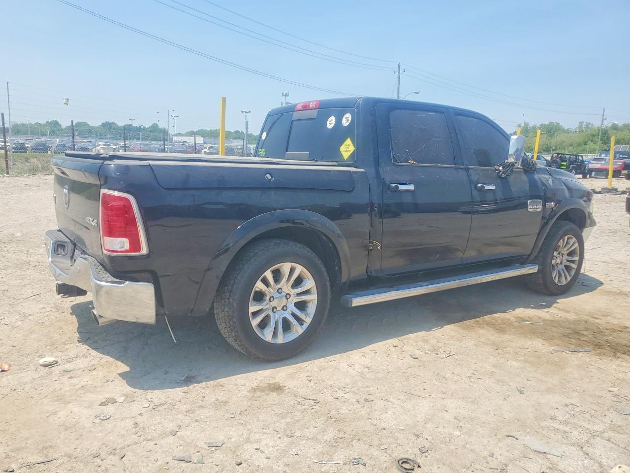 2014 Ram 1500 Longhorn Black vin: 1C6RR7PT6ES136433