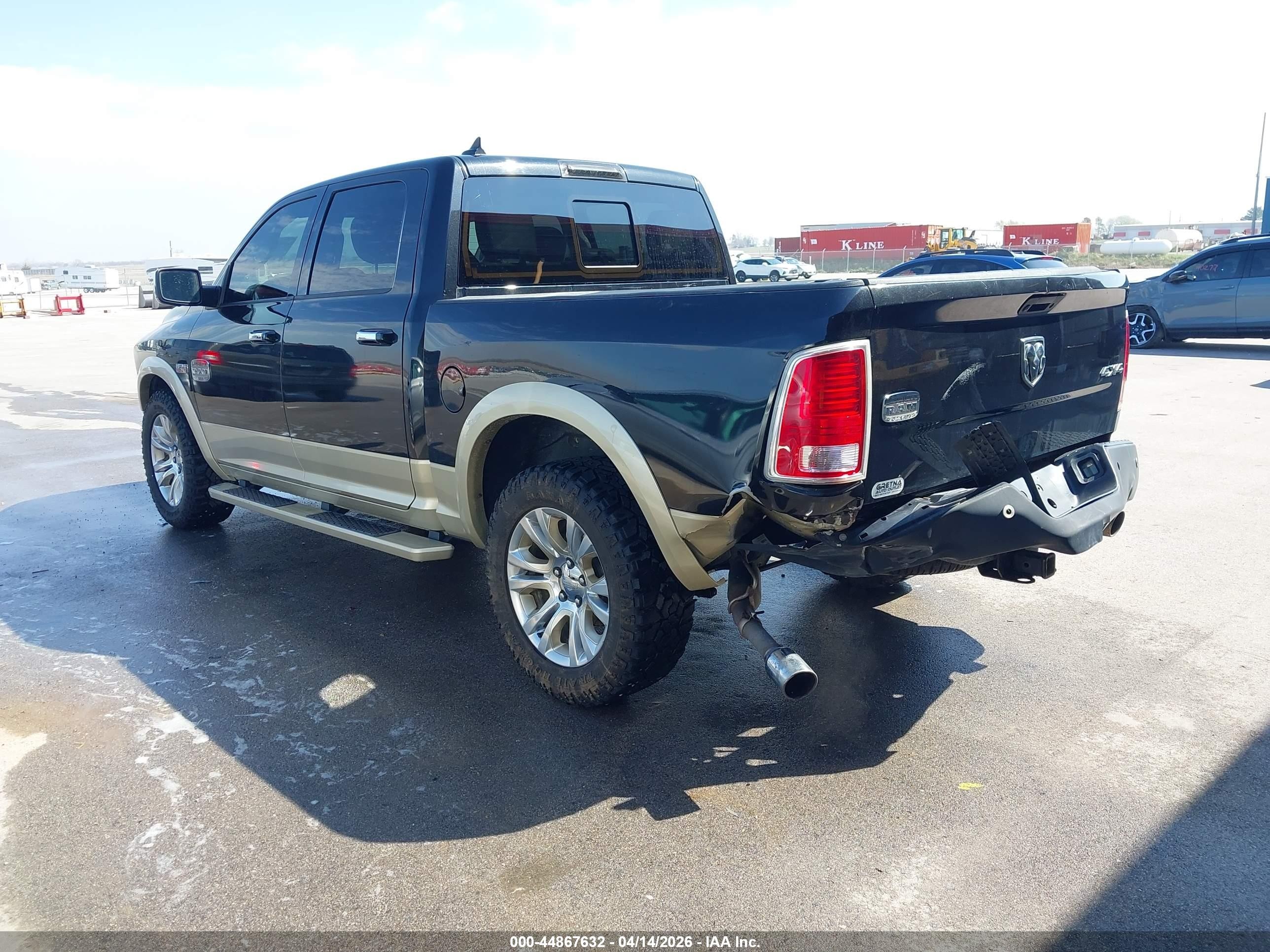 2015 Ram 1500 Laramie Longhorn Black vin: 1C6RR7PT6FS682800
