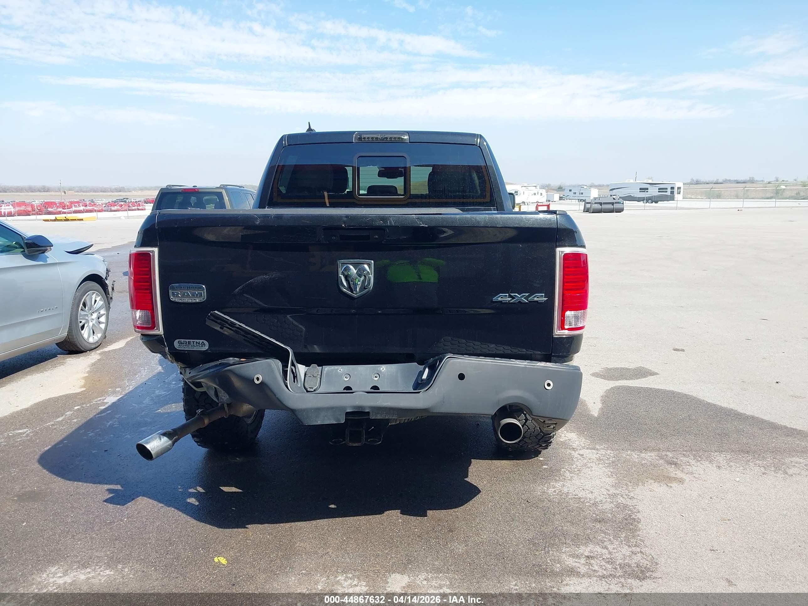 2015 Ram 1500 Laramie Longhorn Black vin: 1C6RR7PT6FS682800