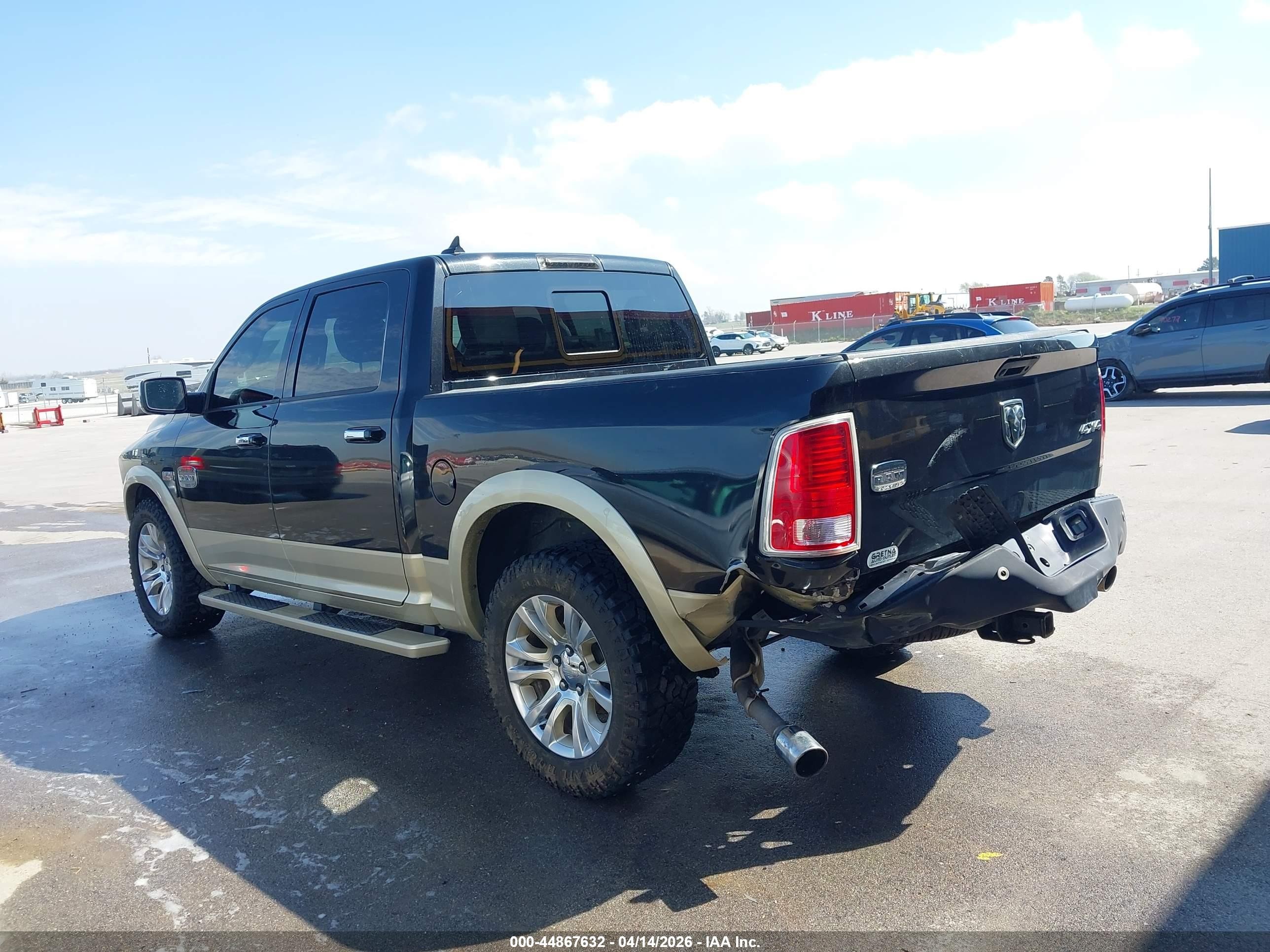 2015 Ram 1500 Laramie Longhorn Black vin: 1C6RR7PT6FS682800