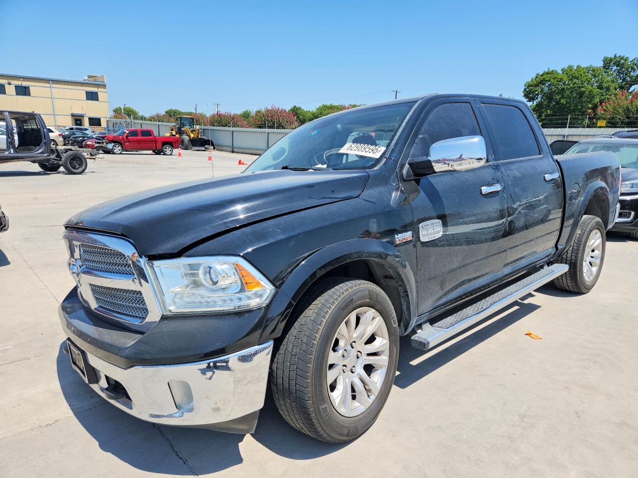2013 Ram 1500 Longhorn Черный vin: 1C6RR7PT7DS605057
