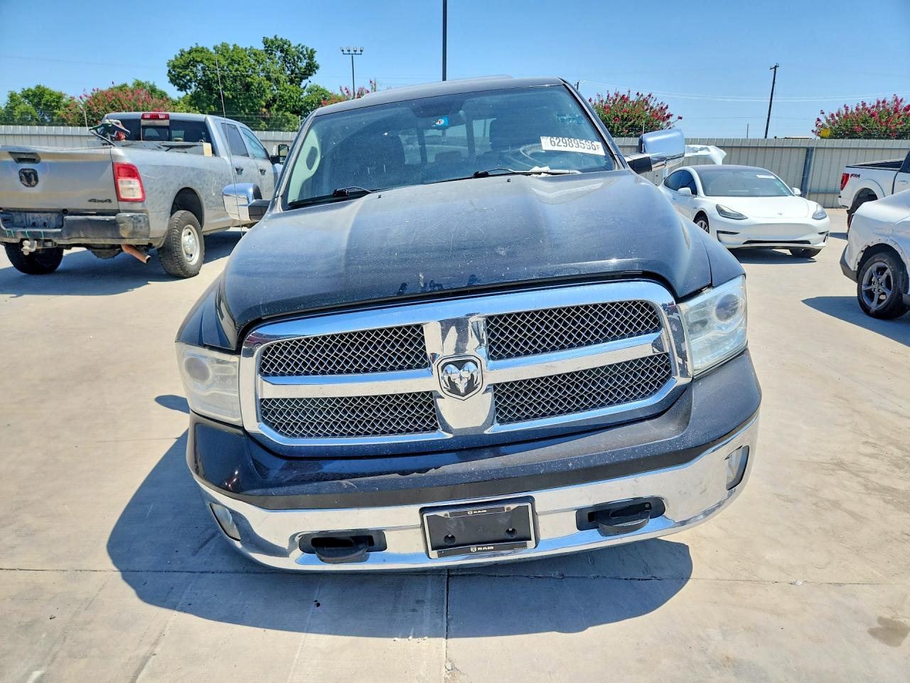2013 Ram 1500 Longhorn Черный vin: 1C6RR7PT7DS605057