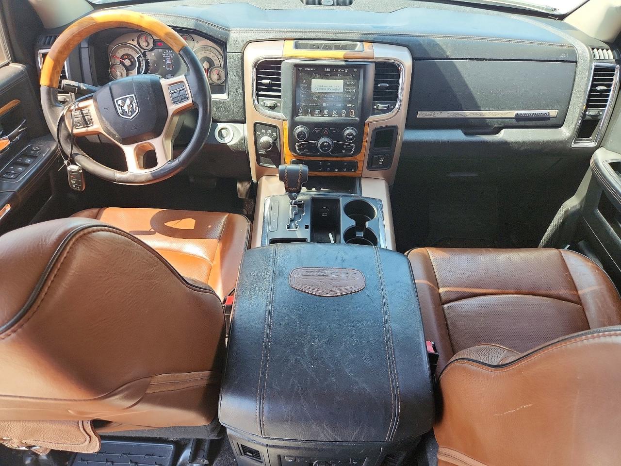 2013 Ram 1500 Longhorn Черный vin: 1C6RR7PT7DS605057