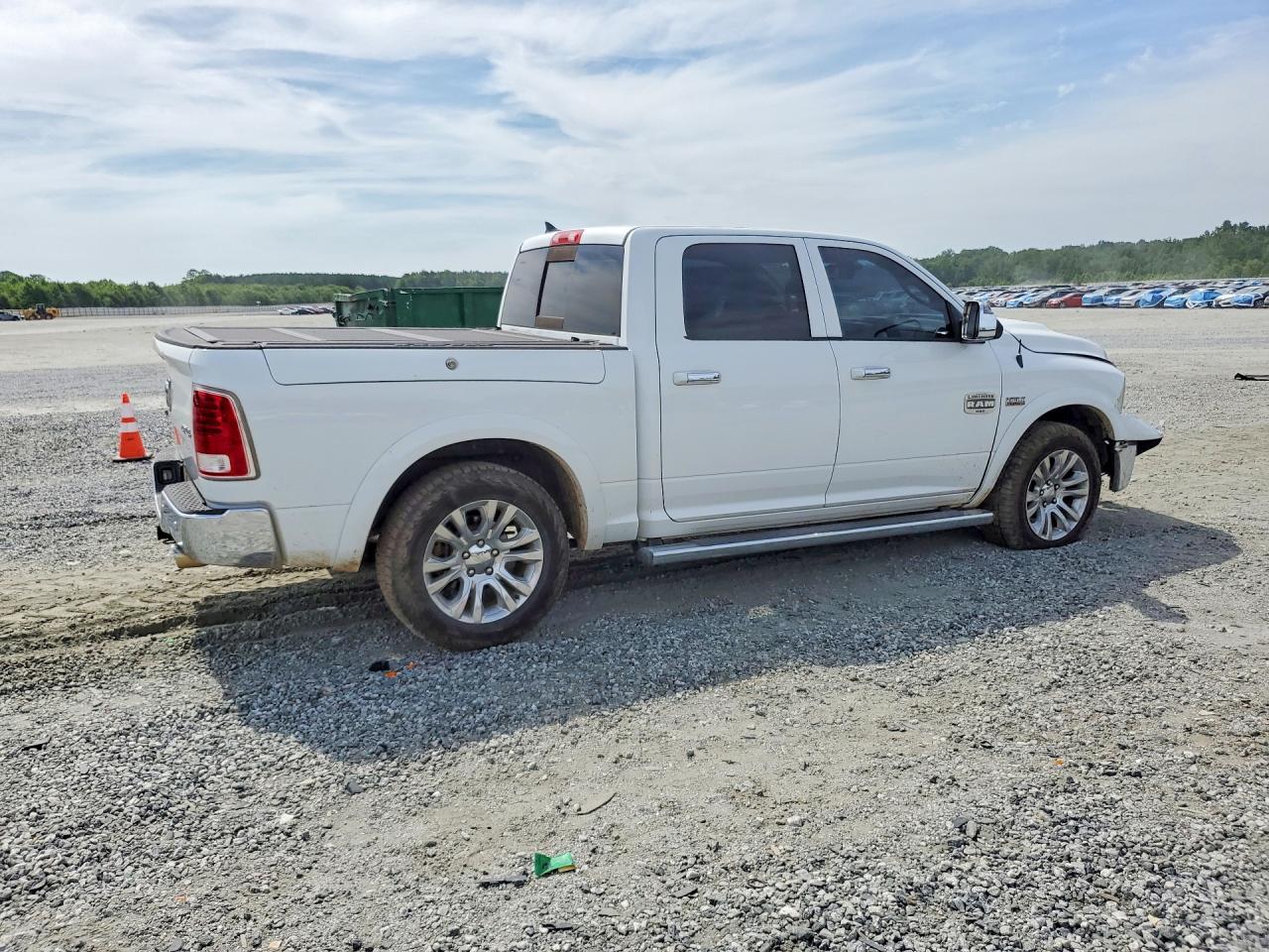 2014 Ram 1500 Longhorn White vin: 1C6RR7PT7ES143794