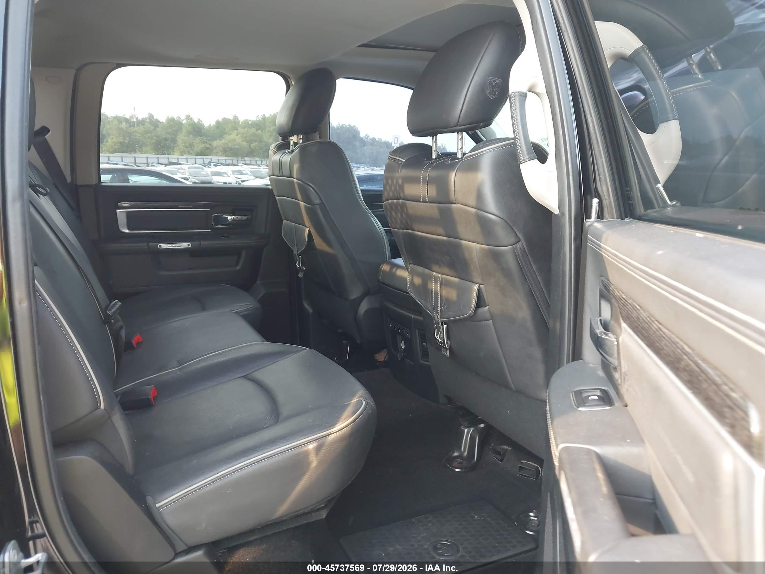 2014 Ram 1500 Longhorn Limited Black vin: 1C6RR7PT7ES214475