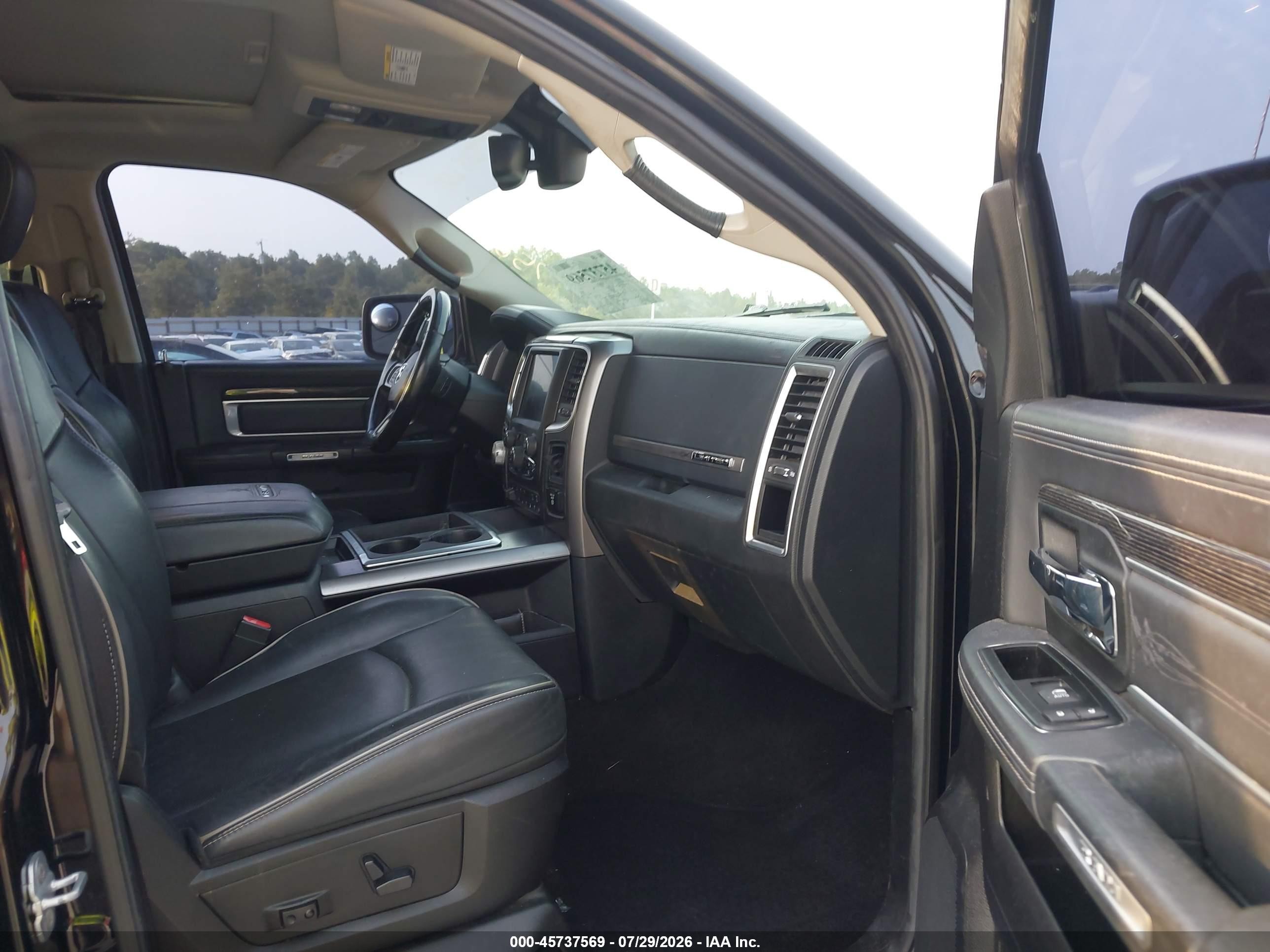 2014 Ram 1500 Longhorn Limited Black vin: 1C6RR7PT7ES214475