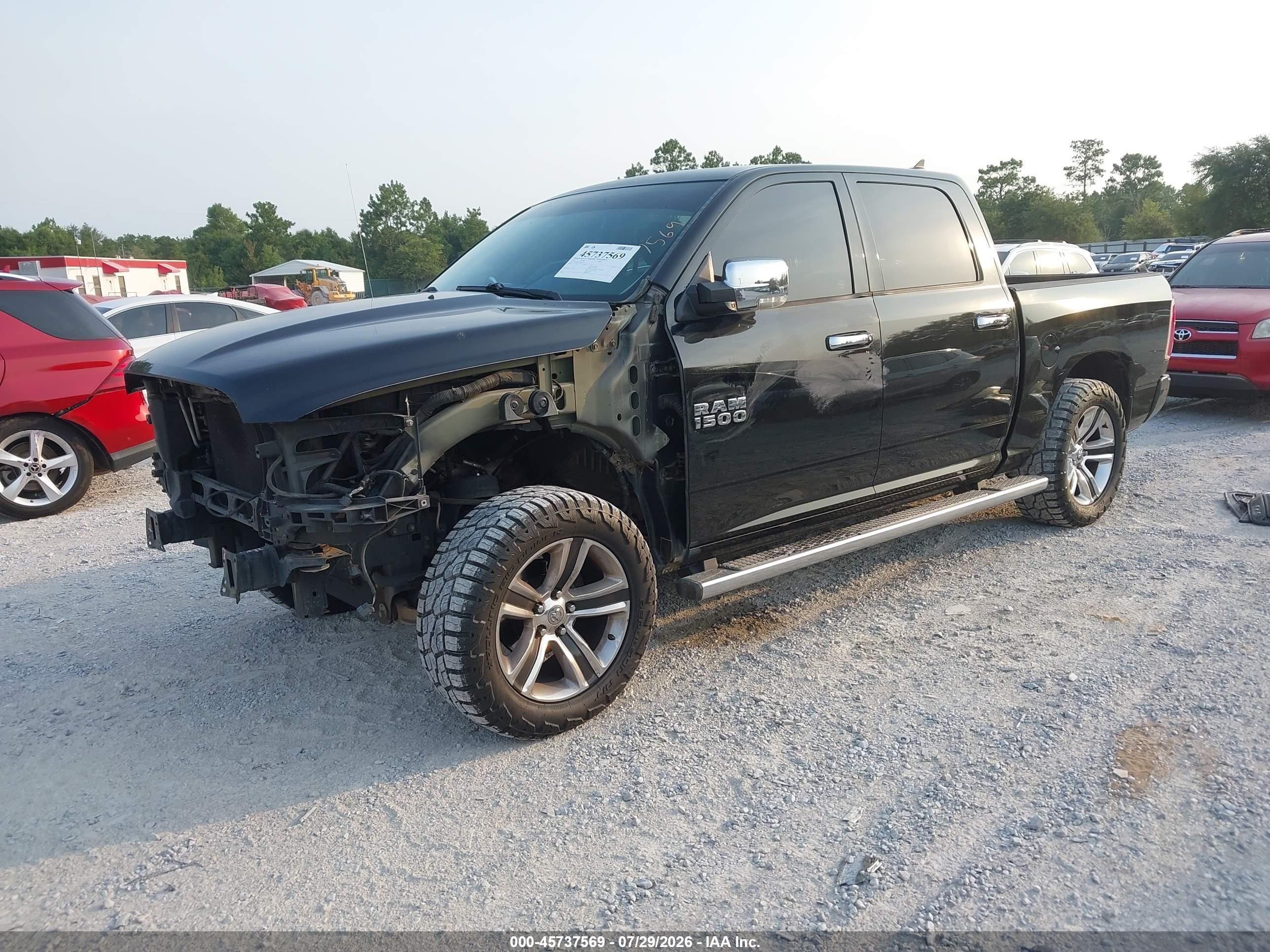 2014 Ram 1500 Longhorn Limited Black vin: 1C6RR7PT7ES214475