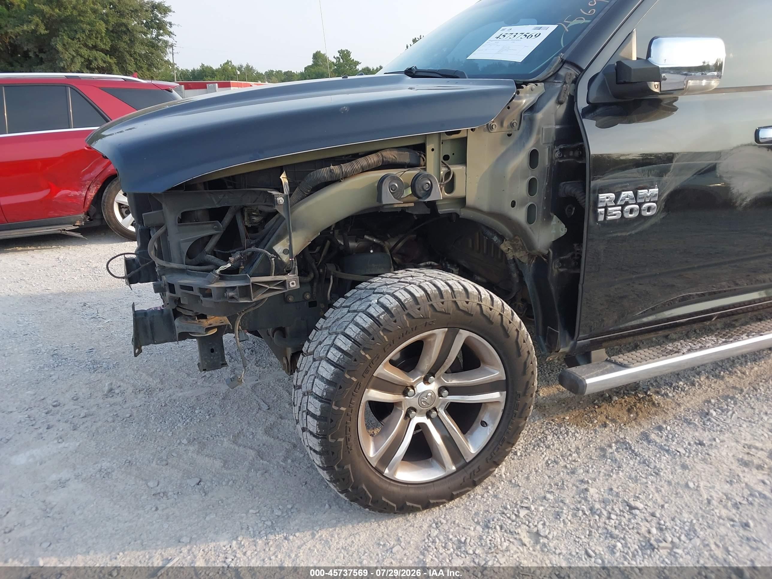 2014 Ram 1500 Longhorn Limited Black vin: 1C6RR7PT7ES214475