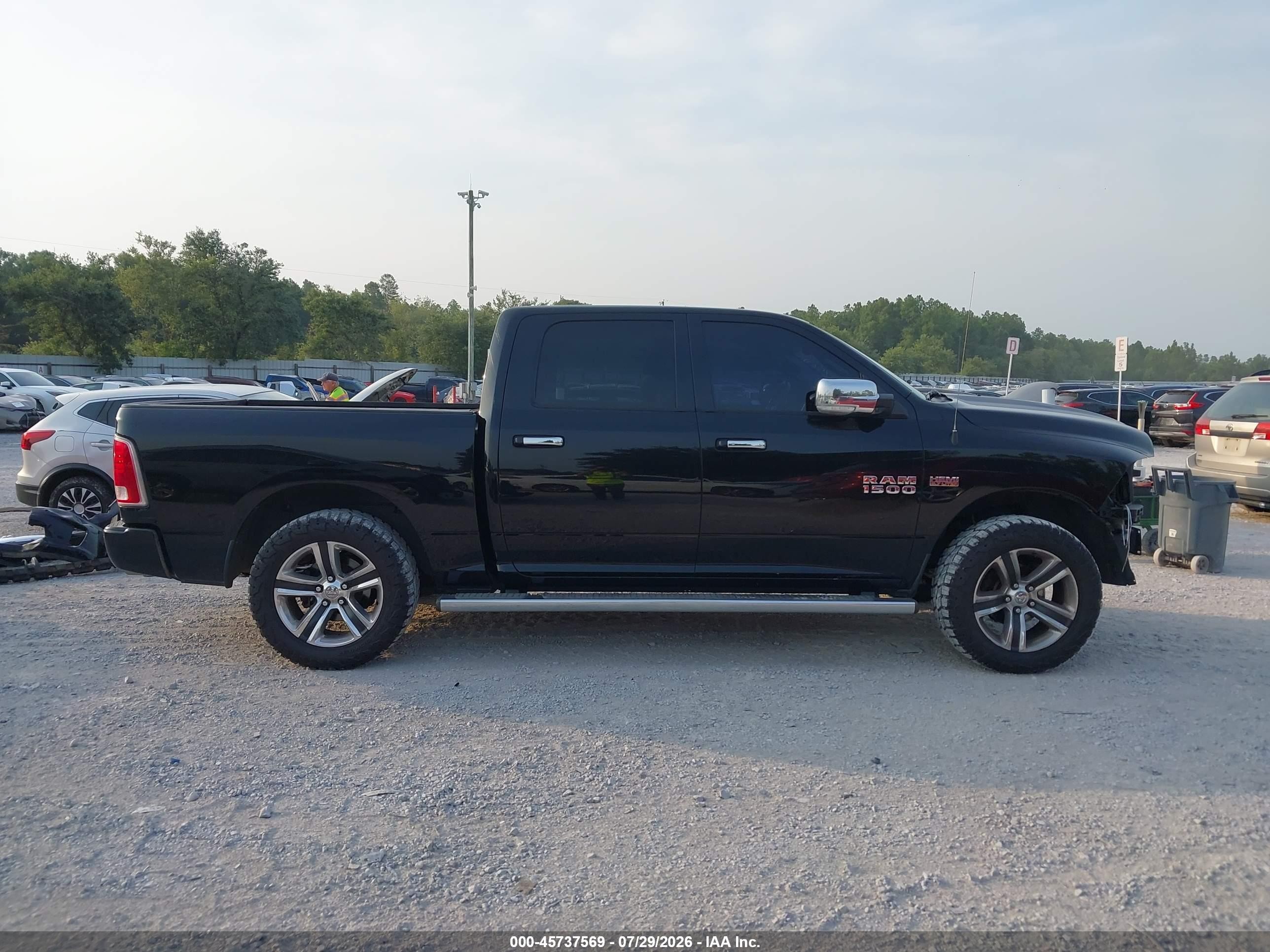 2014 Ram 1500 Longhorn Limited Black vin: 1C6RR7PT7ES214475