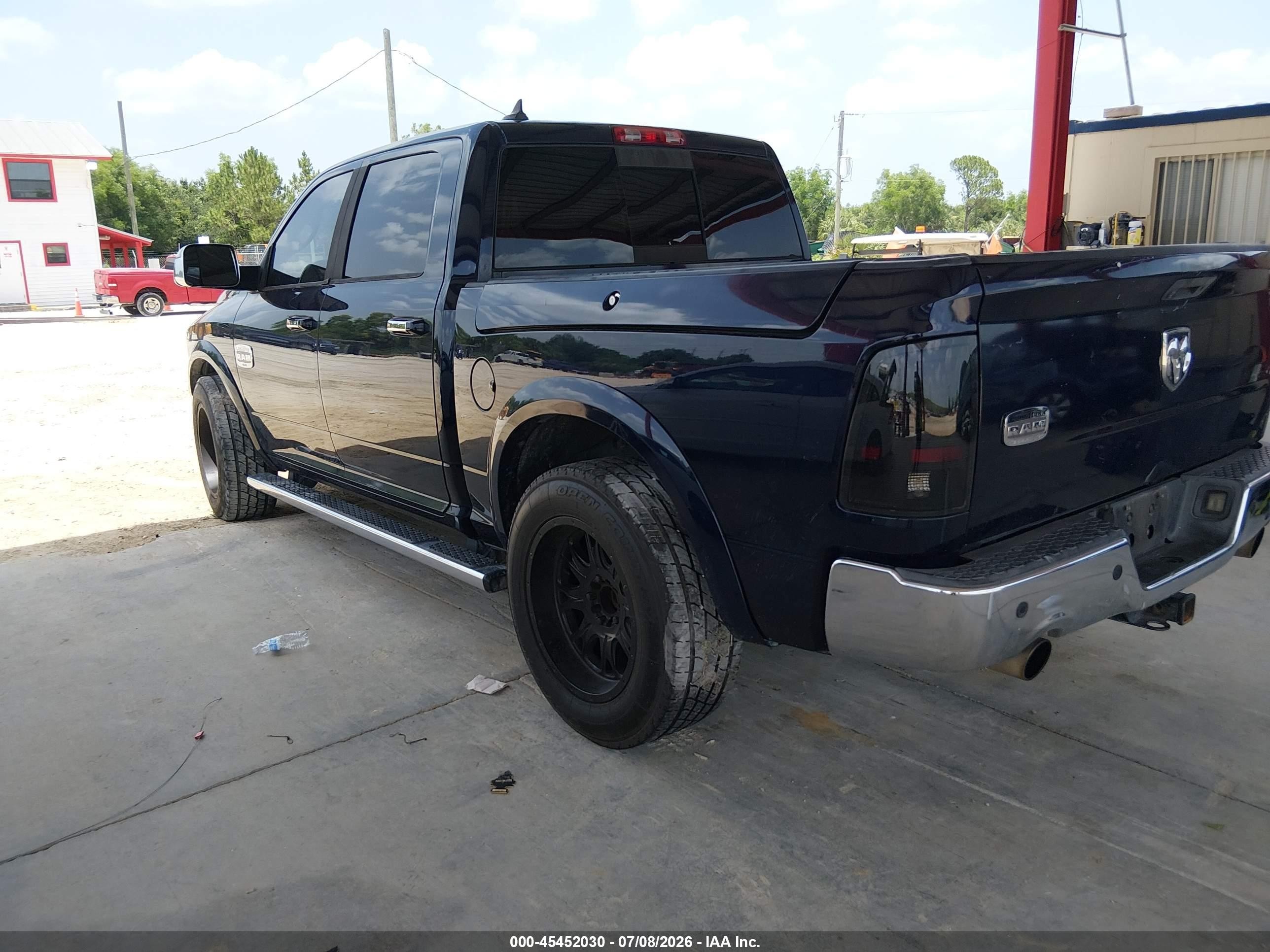 2013 Ram 1500 Laramie Longhorn Edition Blue vin: 1C6RR7PT8DS525153
