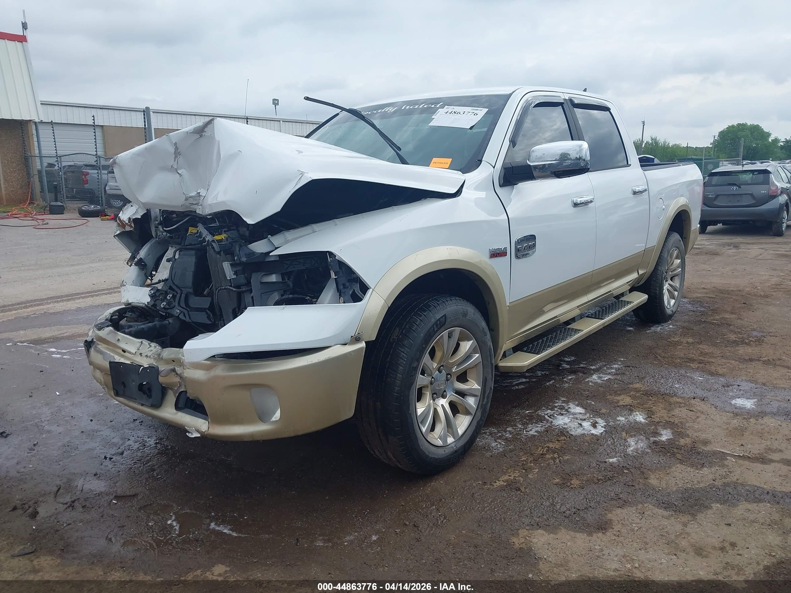 2013 Ram 1500 Laramie Longhorn Edition White vin: 1C6RR7PT8DS655630