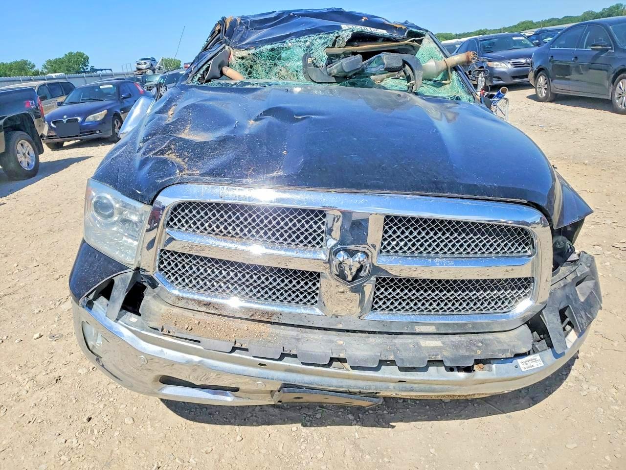 2014 Ram 1500 Longhorn Черный vin: 1C6RR7PT8ES336973