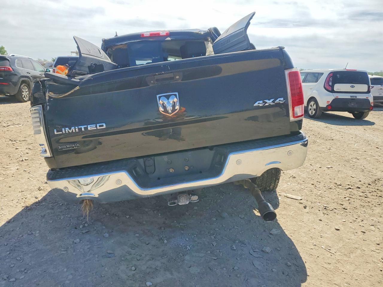 2014 Ram 1500 Longhorn Черный vin: 1C6RR7PT8ES336973