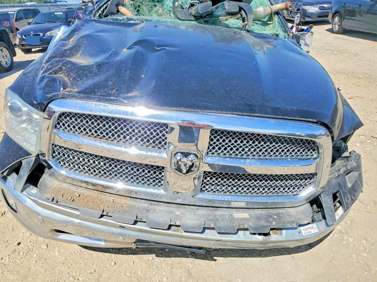 2014 Ram 1500 Longhorn Черный vin: 1C6RR7PT8ES336973