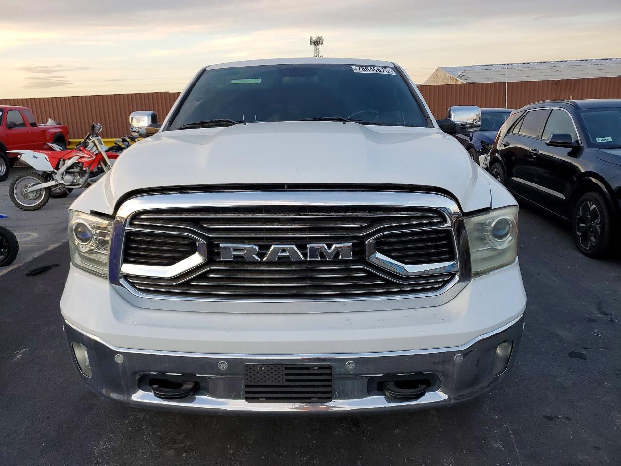 2016 Ram 1500 Longhorn White vin: 1C6RR7PT8GS217310