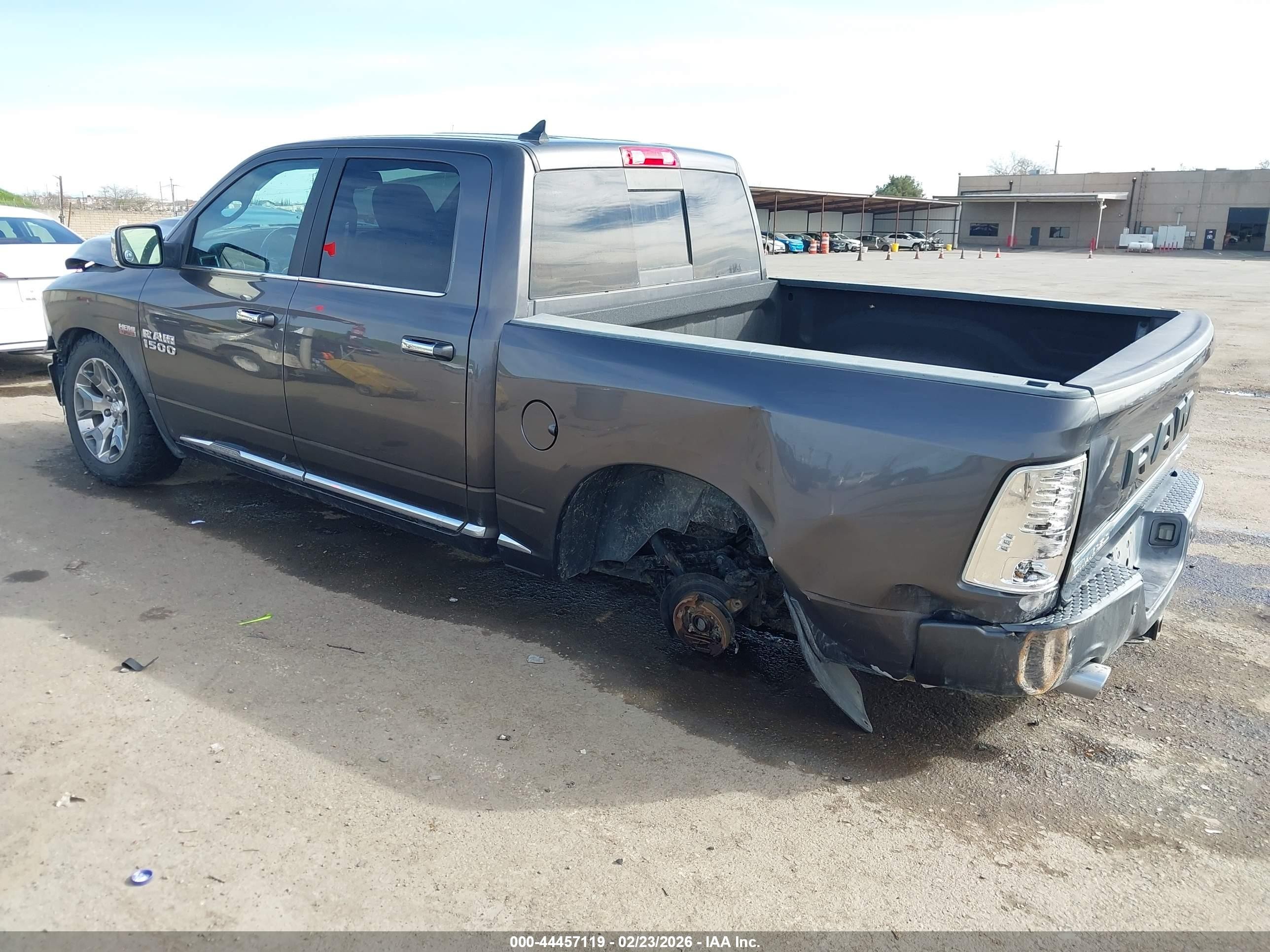 2017 Ram 1500 Limited  4x4 5'7 Box Gray vin: 1C6RR7PT8HS865800