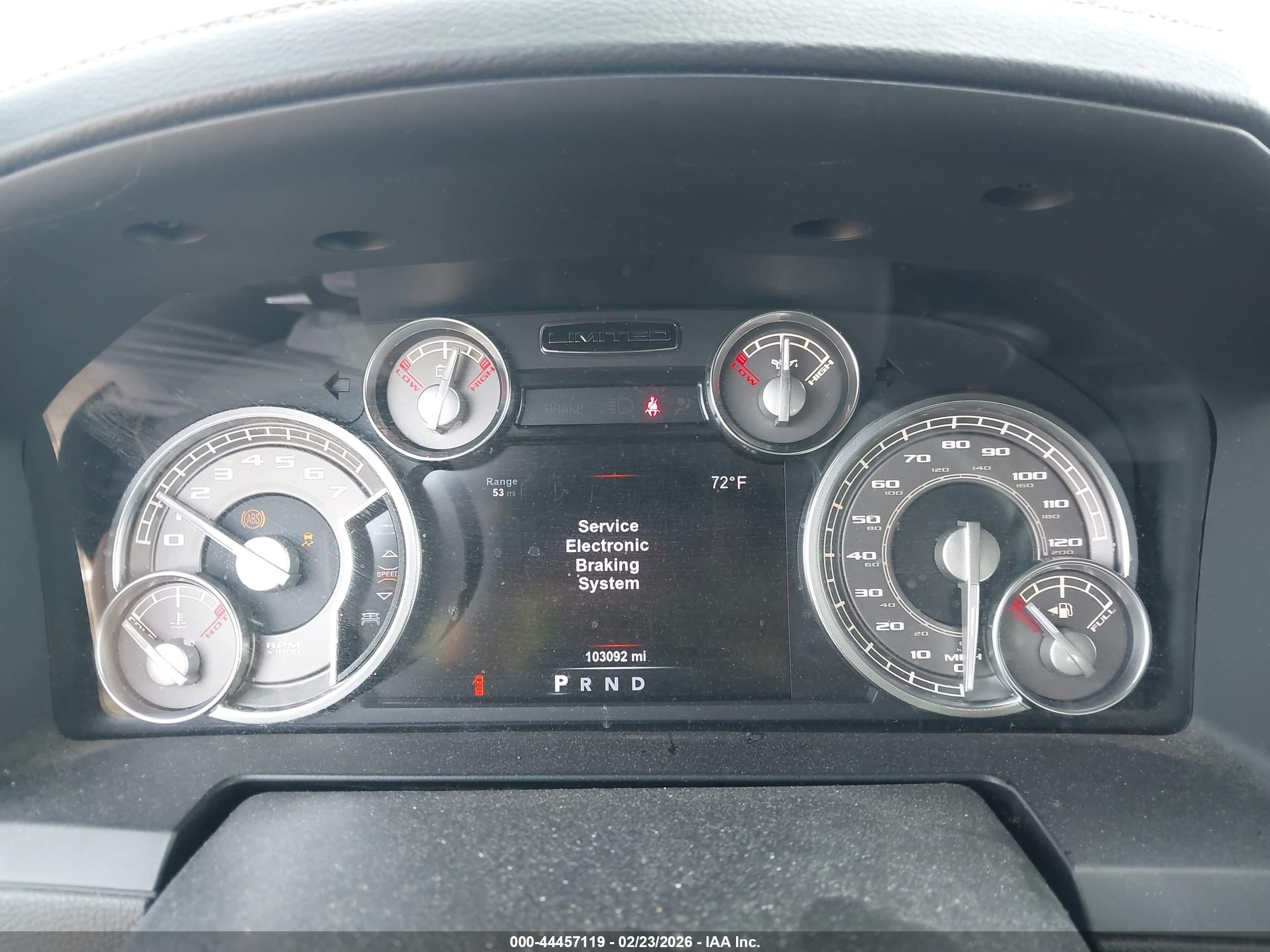 2017 Ram 1500 Limited  4x4 5'7 Box Gray vin: 1C6RR7PT8HS865800