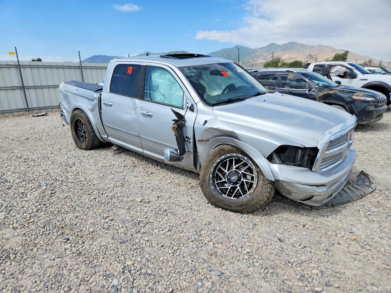 2015 Ram 1500 Longhorn Silver vin: 1C6RR7PT9FS529070