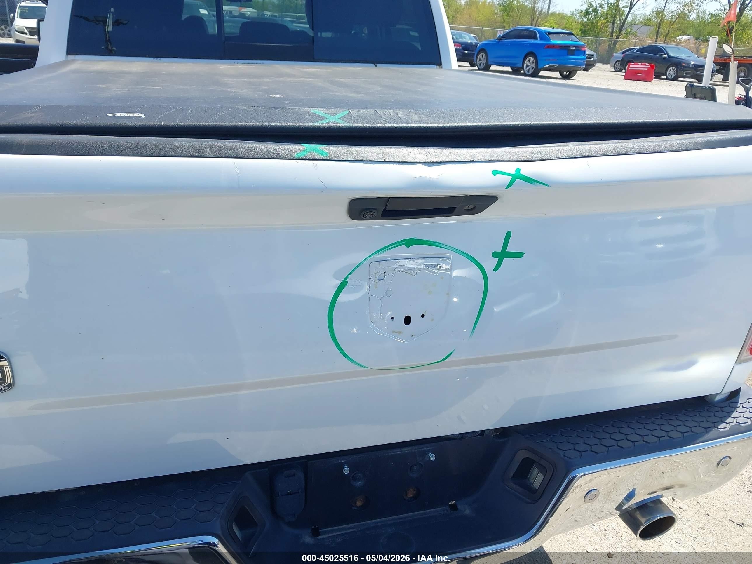 2016 Ram 1500 Longhorn White vin: 1C6RR7PT9GS168697