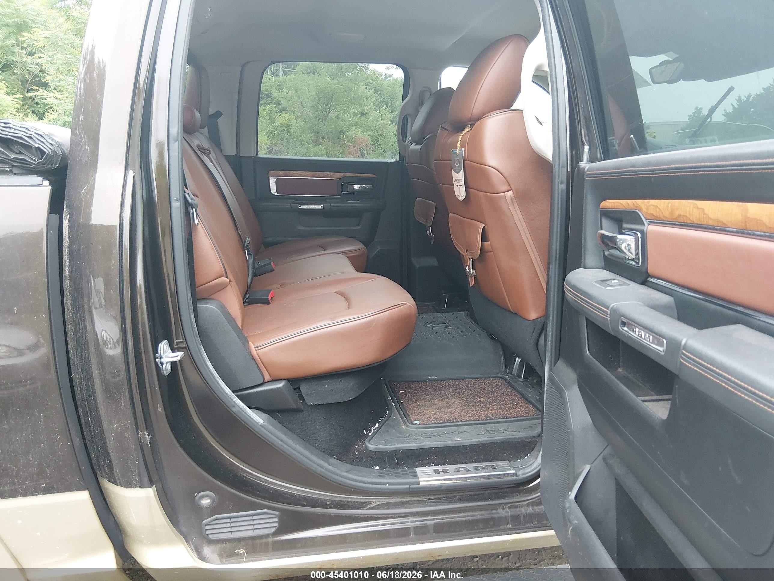 2013 Ram 1500 Laramie Longhorn Edition Brown vin: 1C6RR7PTXDS582387