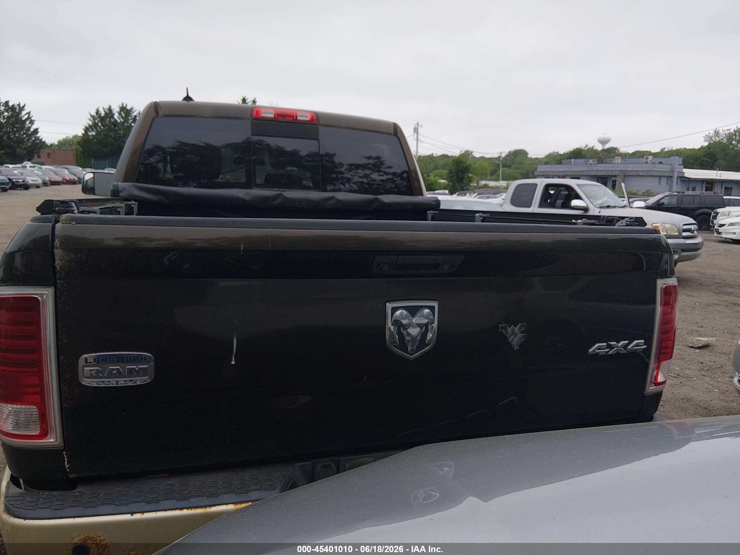 2013 Ram 1500 Laramie Longhorn Edition Brown vin: 1C6RR7PTXDS582387