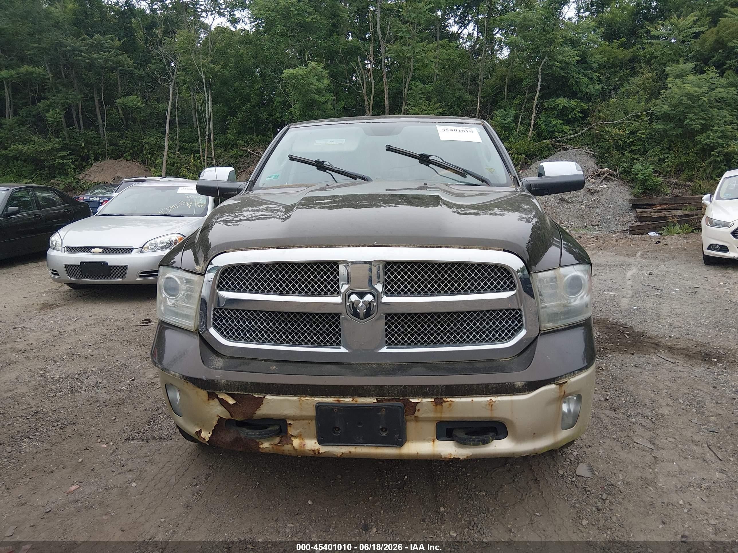 2013 Ram 1500 Laramie Longhorn Edition Brown vin: 1C6RR7PTXDS582387