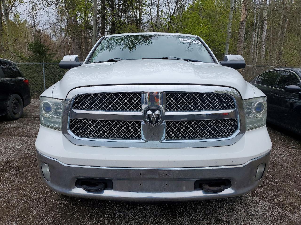2013 Ram 1500 Longhorn Белый vin: 1C6RR7PTXDS619616