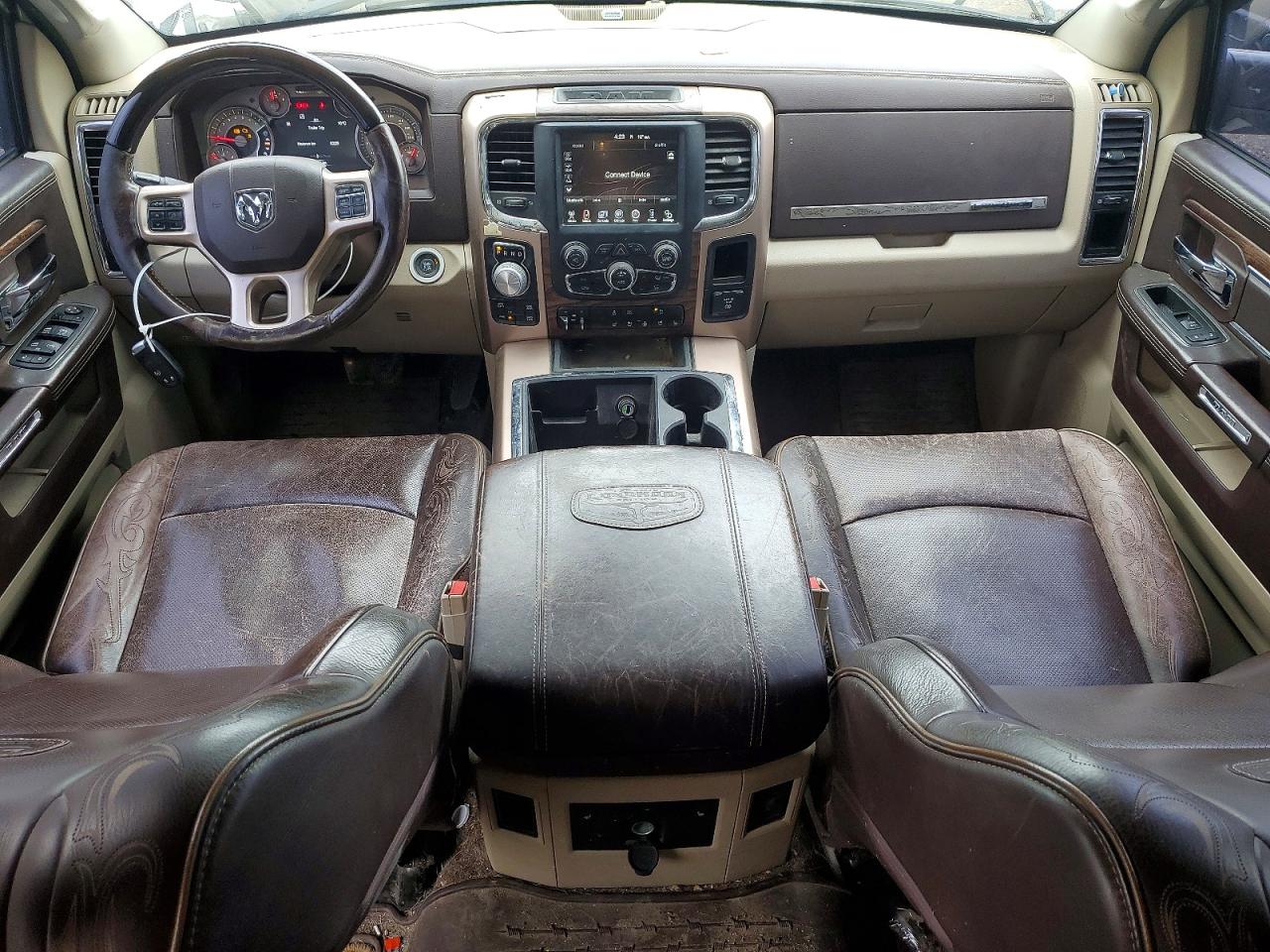 2013 Ram 1500 Longhorn Белый vin: 1C6RR7PTXDS619616