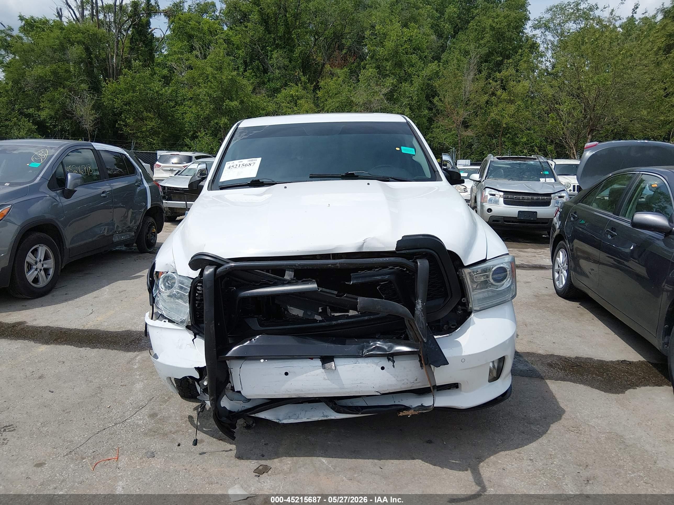 2014 Ram 1500 Longhorn Limited White vin: 1C6RR7PTXES111356